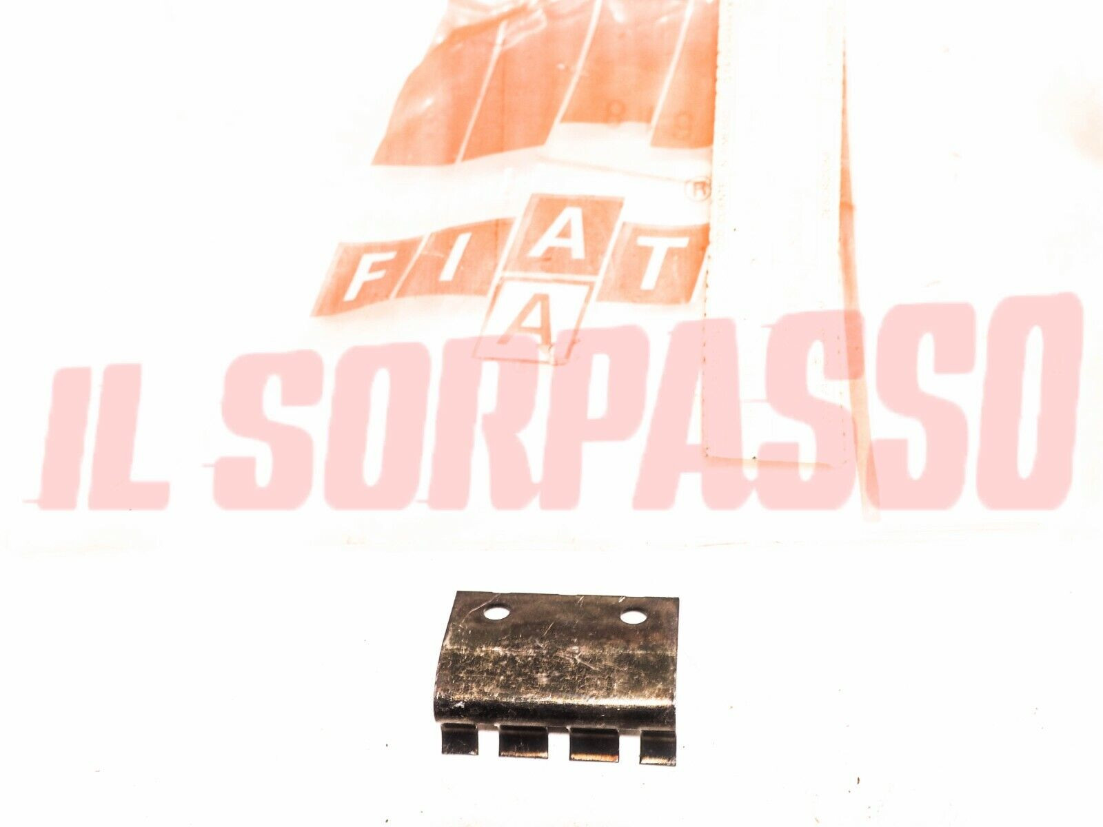 MOLLETTA MOLLA SPORTELLINO VANO RADIO AUTOBIANCHI A112 + ABARTH ORIGINALE .