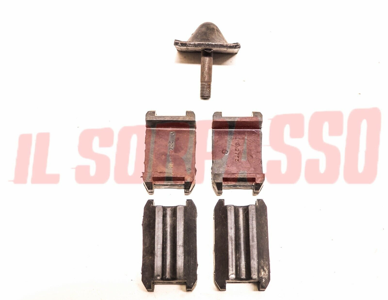 TAMPONI SOSPENSIONI BALESTRE ANTERIORI FIAT 500 GIARDINIERA ORIGINALI