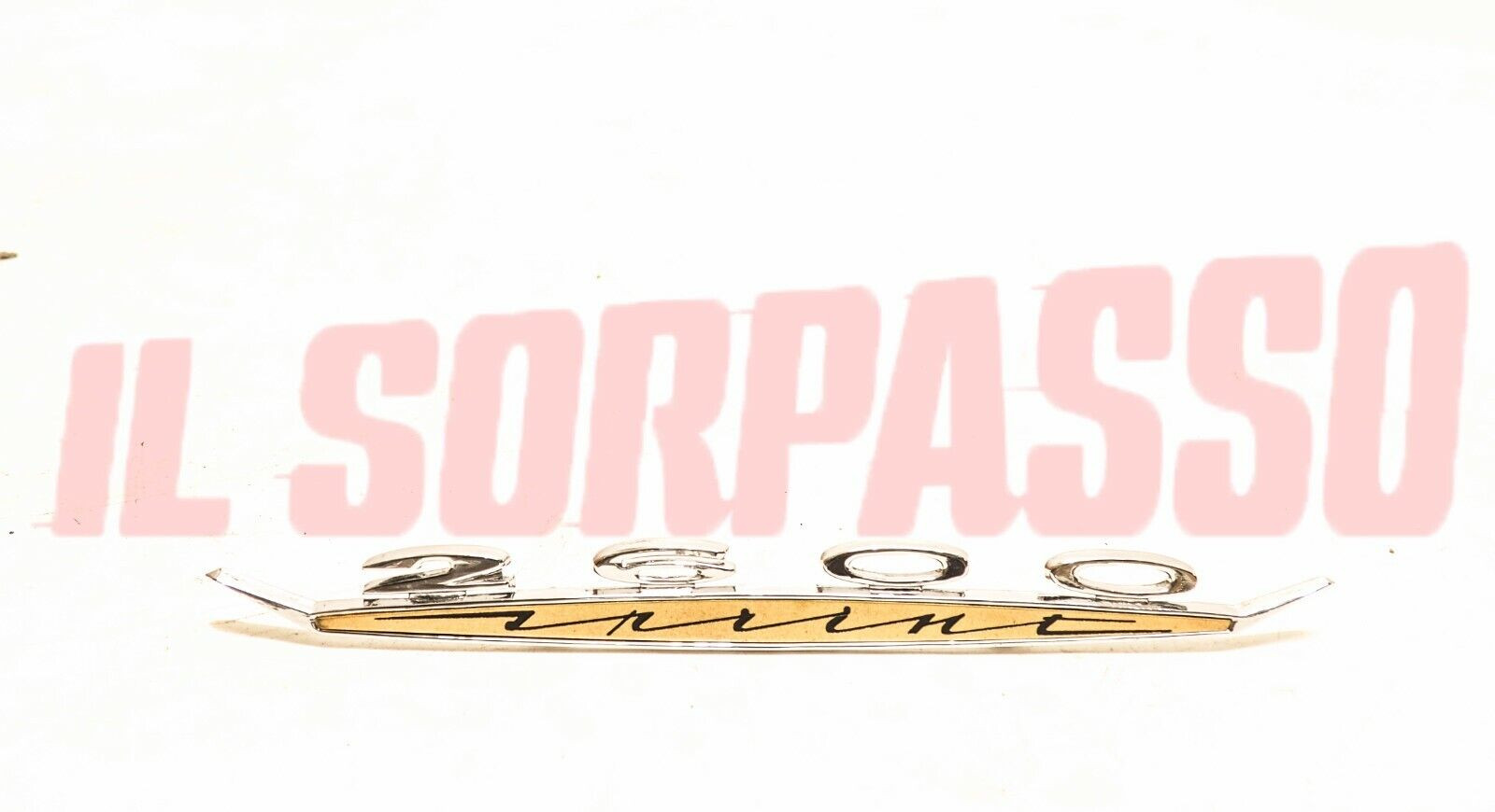 SCRITTA FREGIO STEMMA CRUSCOTTO ALFA ROMEO 2600 SPRINT ORIGINALE .