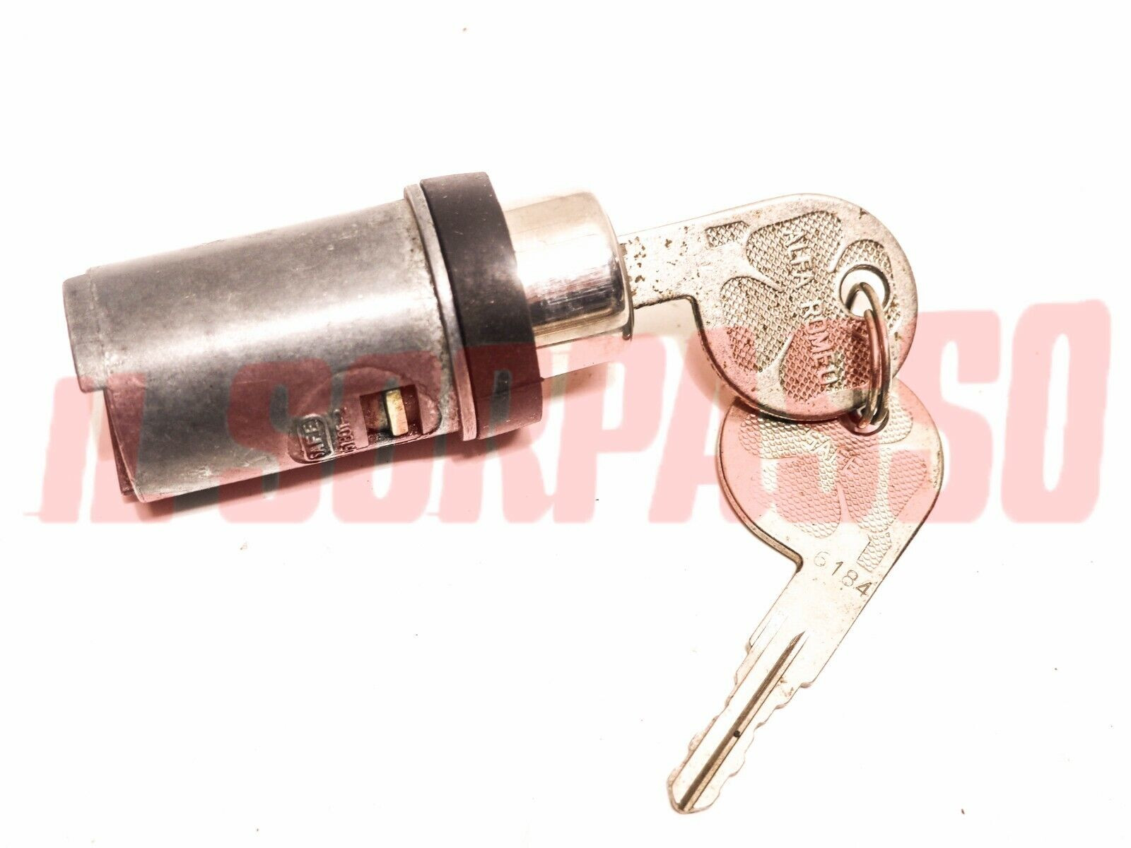 BLOCCHETTO PULSANTE CHIUSURA BAULE PORTELLONE POSTERIORE ALFETTA GT ORIGINALE