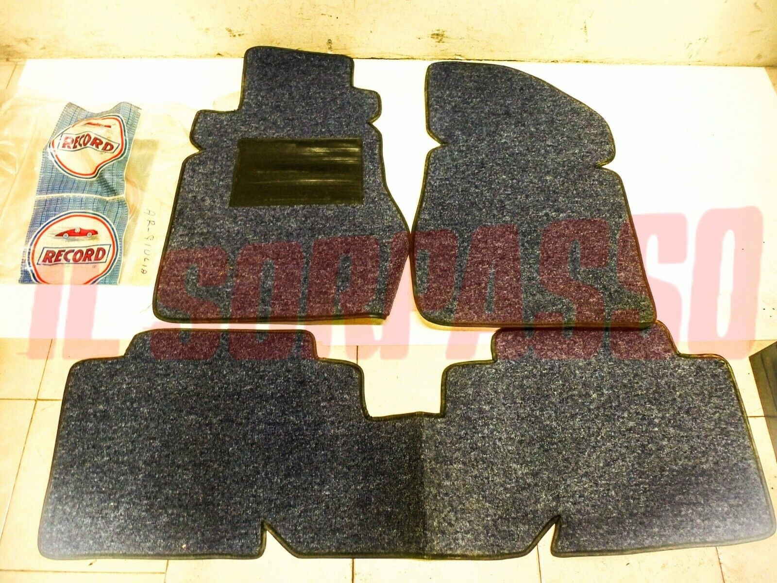 SOPRA TAPPETI MOQUETTE BLU ALFA ROMEO GIULIA BERLINA ORIGINALI