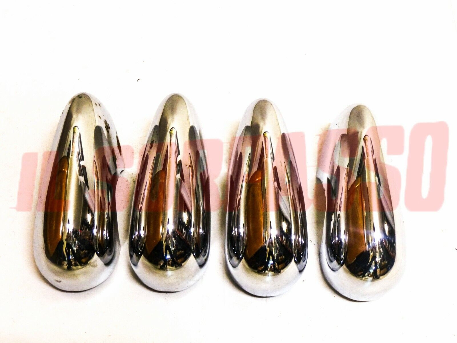 ROSTRI PARAURTI ANTERIORE POSTERIORE INNOCENTI AUSTIN A40 S CON IMPERFEZIONI