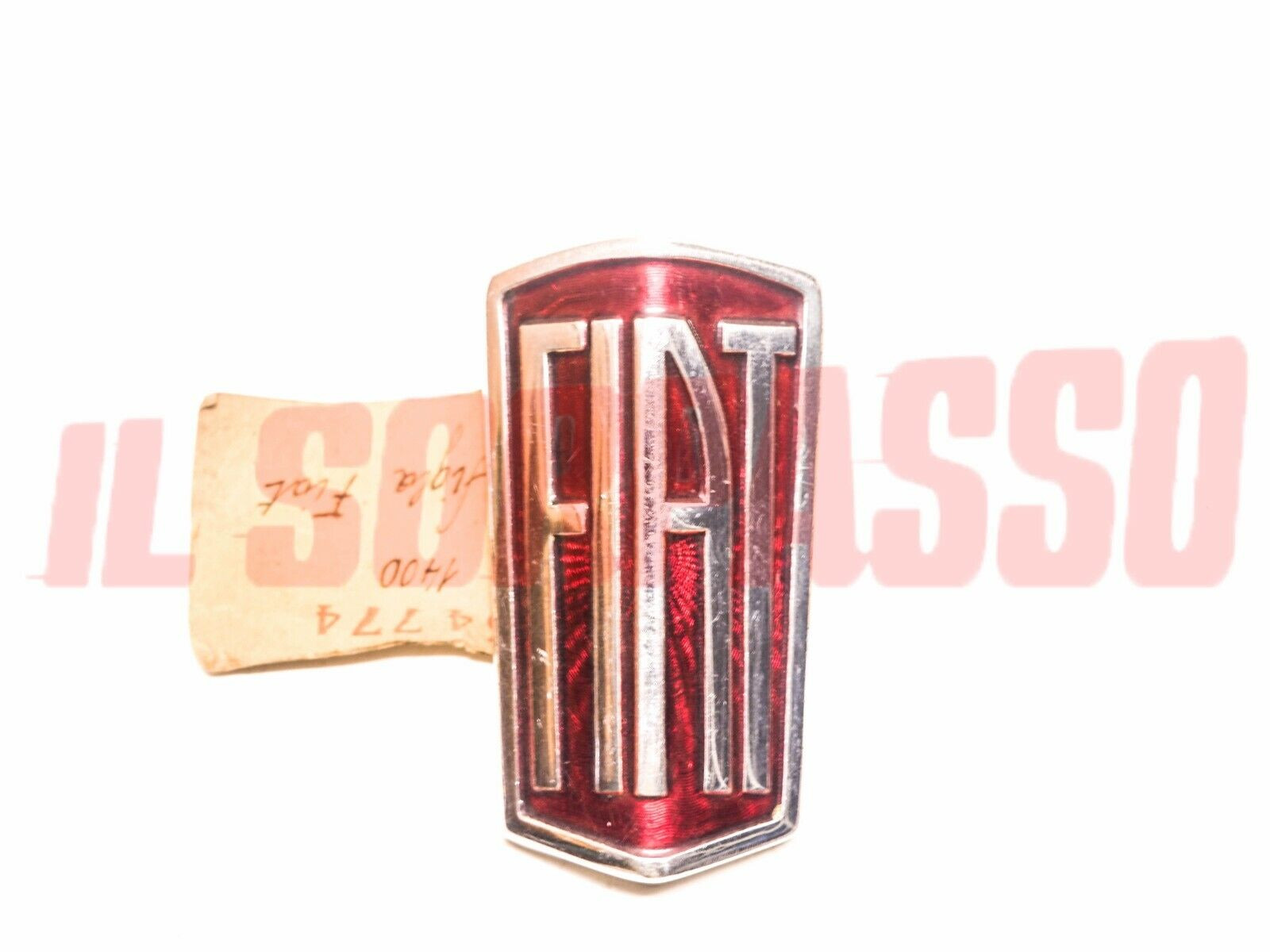 STEMMA FREGIO SCRITTA ANTERIORE FIAT 1400 1 SERIE ORIGINALE