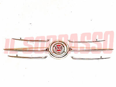 BAFFI MASCHERINA STEMMA ROSONE KIT FRONTALE  FIAT 600 + D ORIGINALI