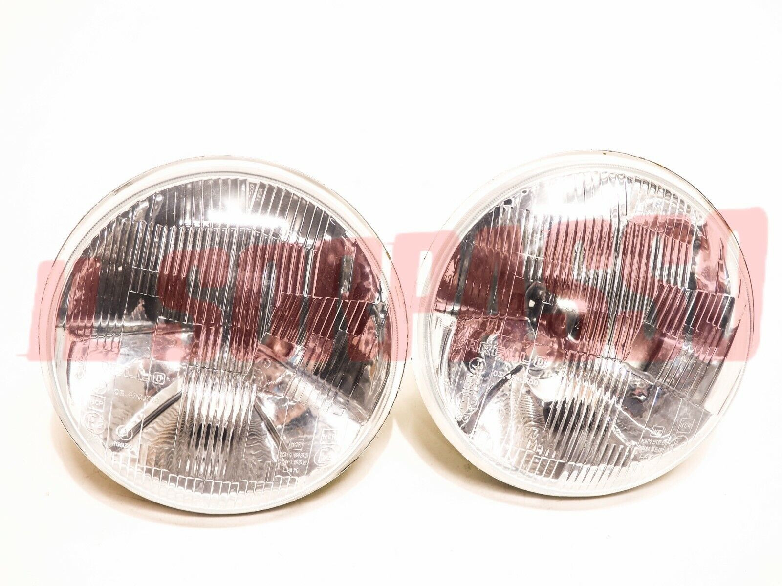 FANALI FARI GRUPPI OTTICI CARELLO DOPPIA PARABOLA FERRARI 246 330 365 MASERATI