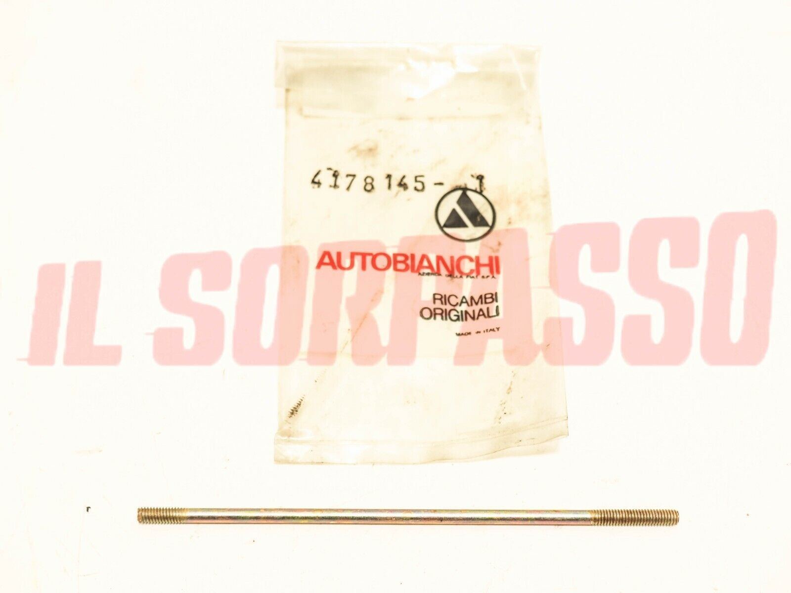 ASTA SICUREZZA SICURA RINVIO SERRATURA PORTE AUTOBIANCHI A111 ORIGINALE