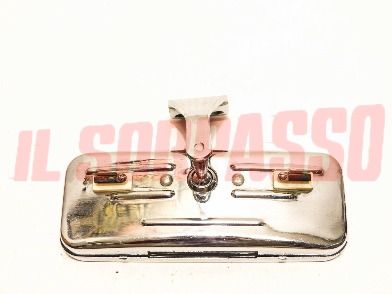 SPECCHIO SPECCHIETTO RETROVISORE INTERNO LANCIA FERRARI MASERATI ANNI 60 .