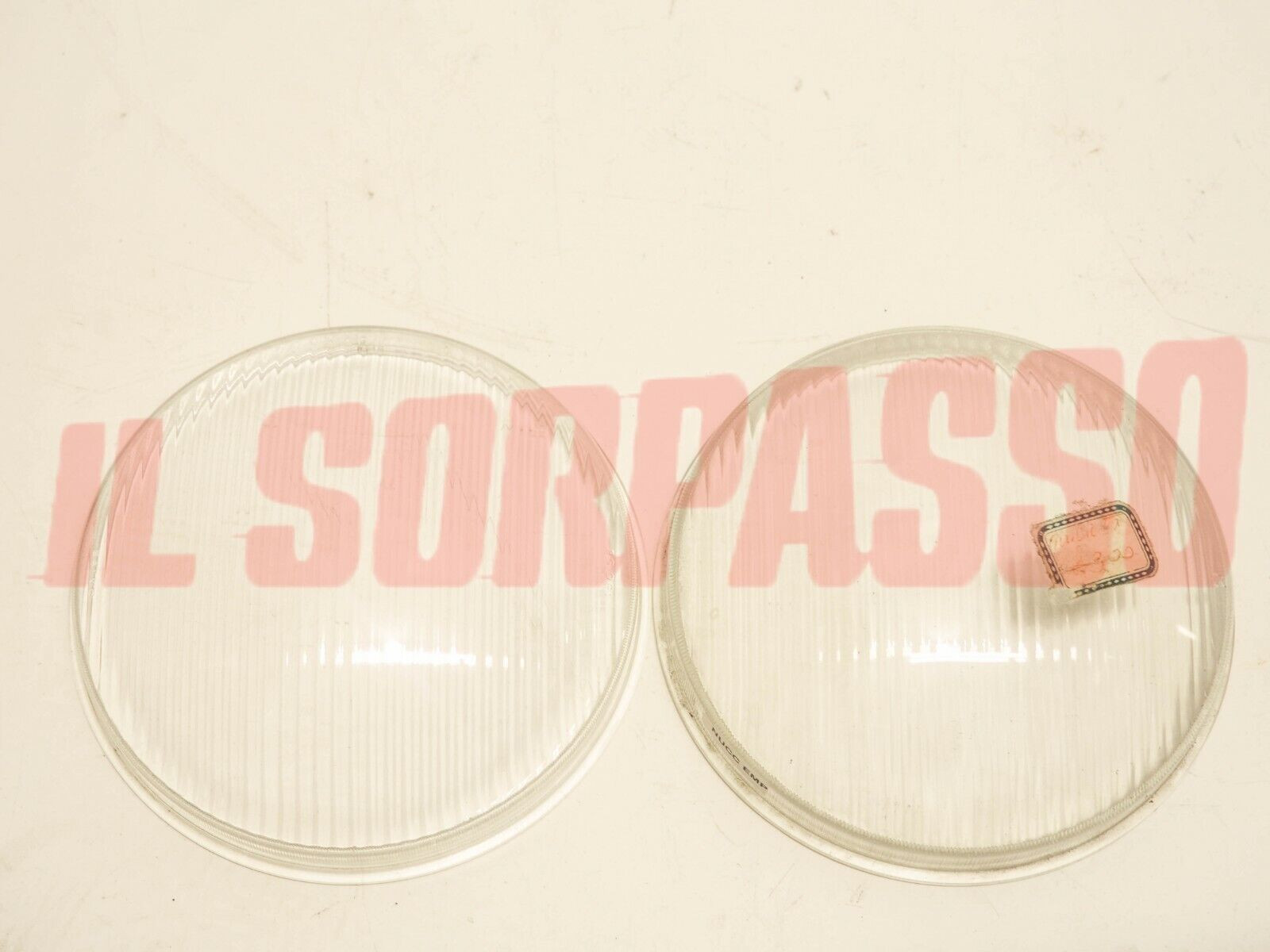 VETRI ANTERIORI GRUPPI OTTICI FANALI FIAT 1100 103 1S E TV CAMPAGNOLA 