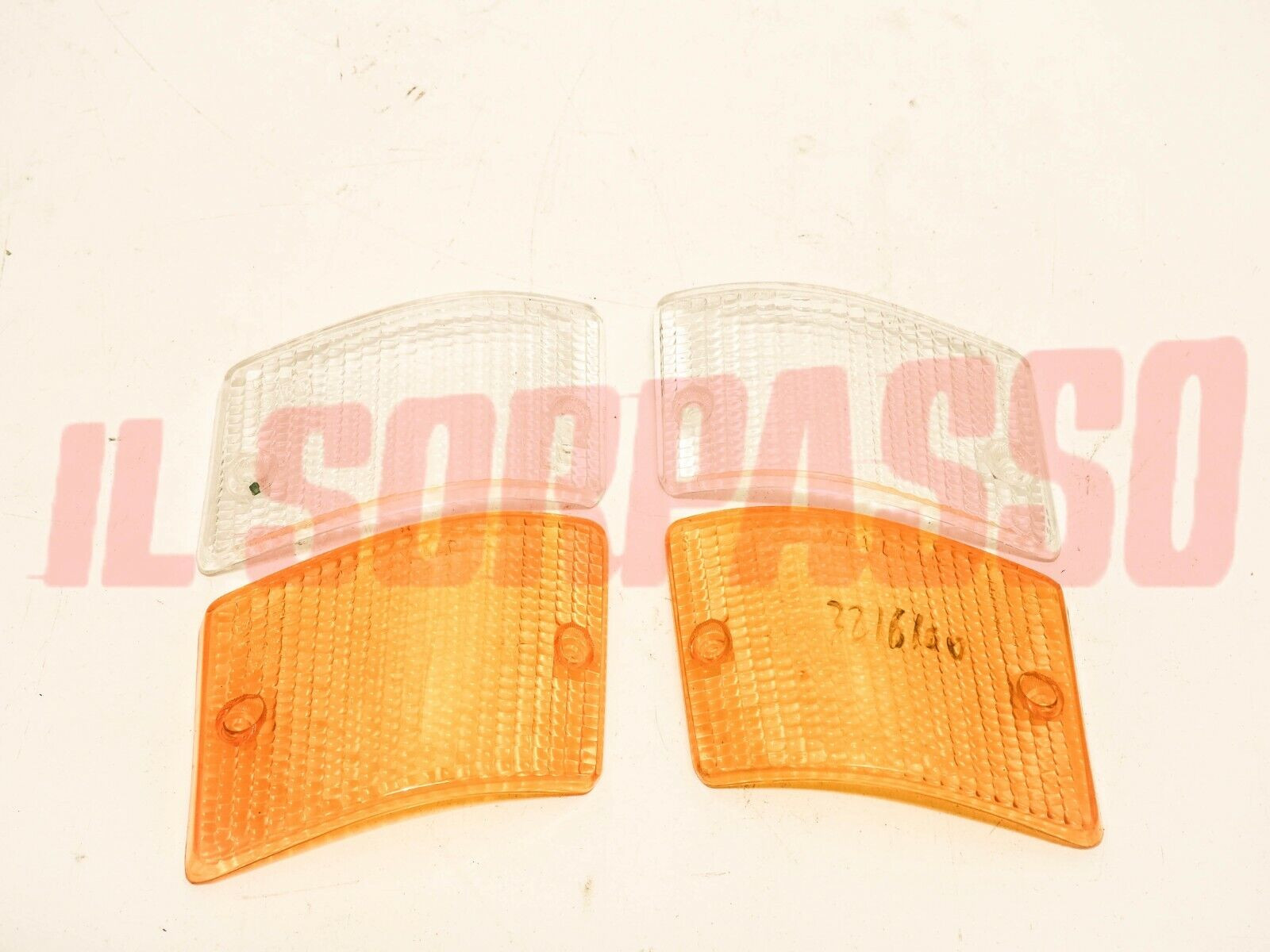 PLASTICHE FANALINI ANTERIORI FRECCE FIAT 127 DIESEL PANORAMA ORIGINALI