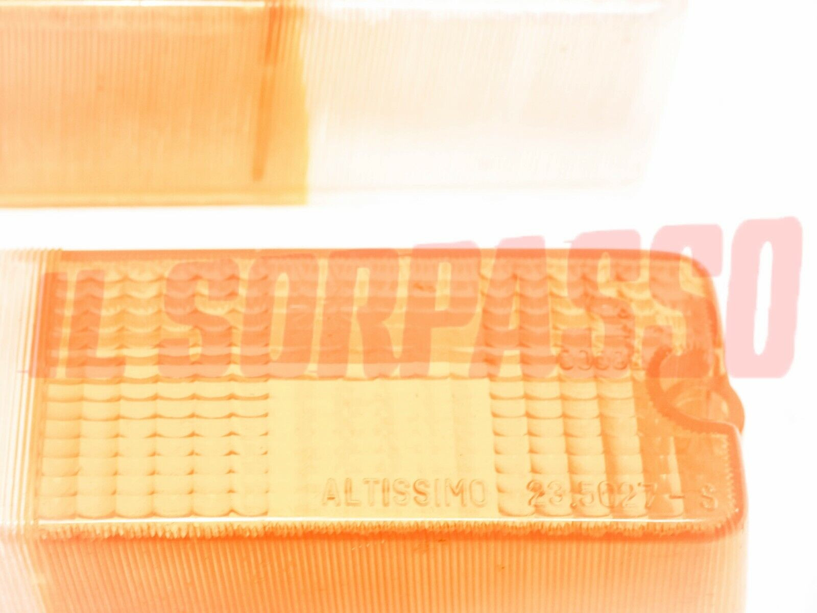 PLASTICHE FANALINI ANTERIORI FIAT 128 COUPE 3P 131 ORIGINALI ALTISSIMO BICOLORE