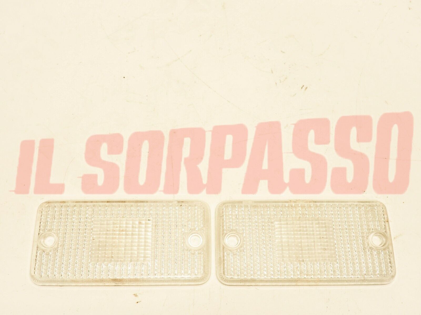 PLASTICHE FANALINI POSTERIORI RETROMARCIA FIAT 131 PANORAMA ORIGINALI 