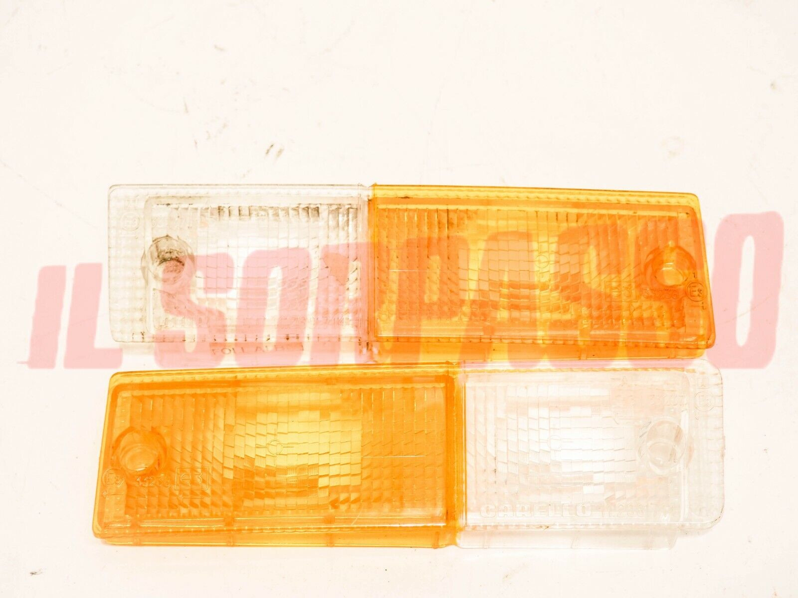 PLASTICHE FANALINI ANTERIORI FIAT RITMO 105 125 TC ABARTH ORIGINALI CARELLO