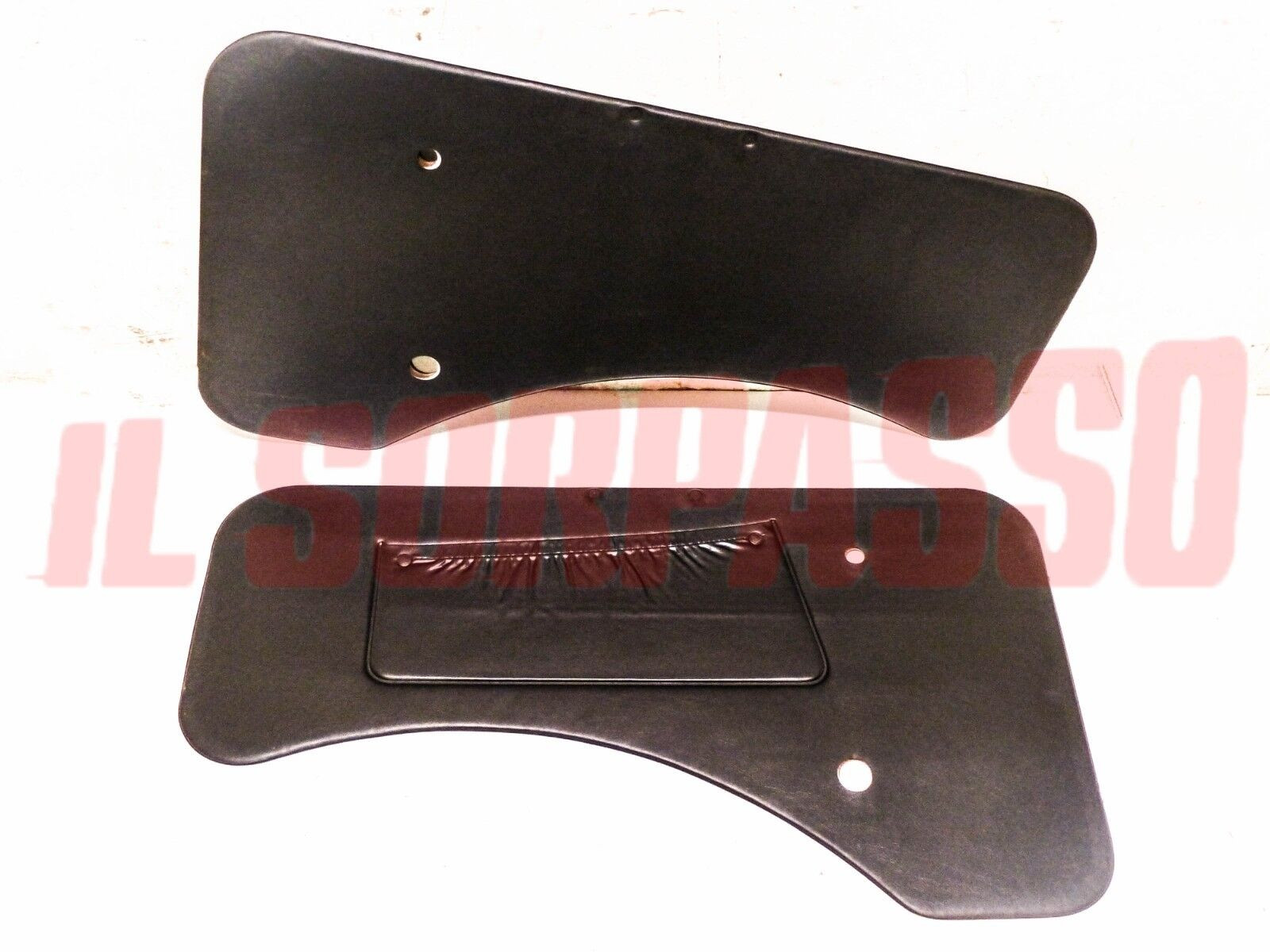 PANNELLI PORTA DESTRO SINISTRO NERI LISCI FIAT 600 850 900 T FAMILIARE PULMINO