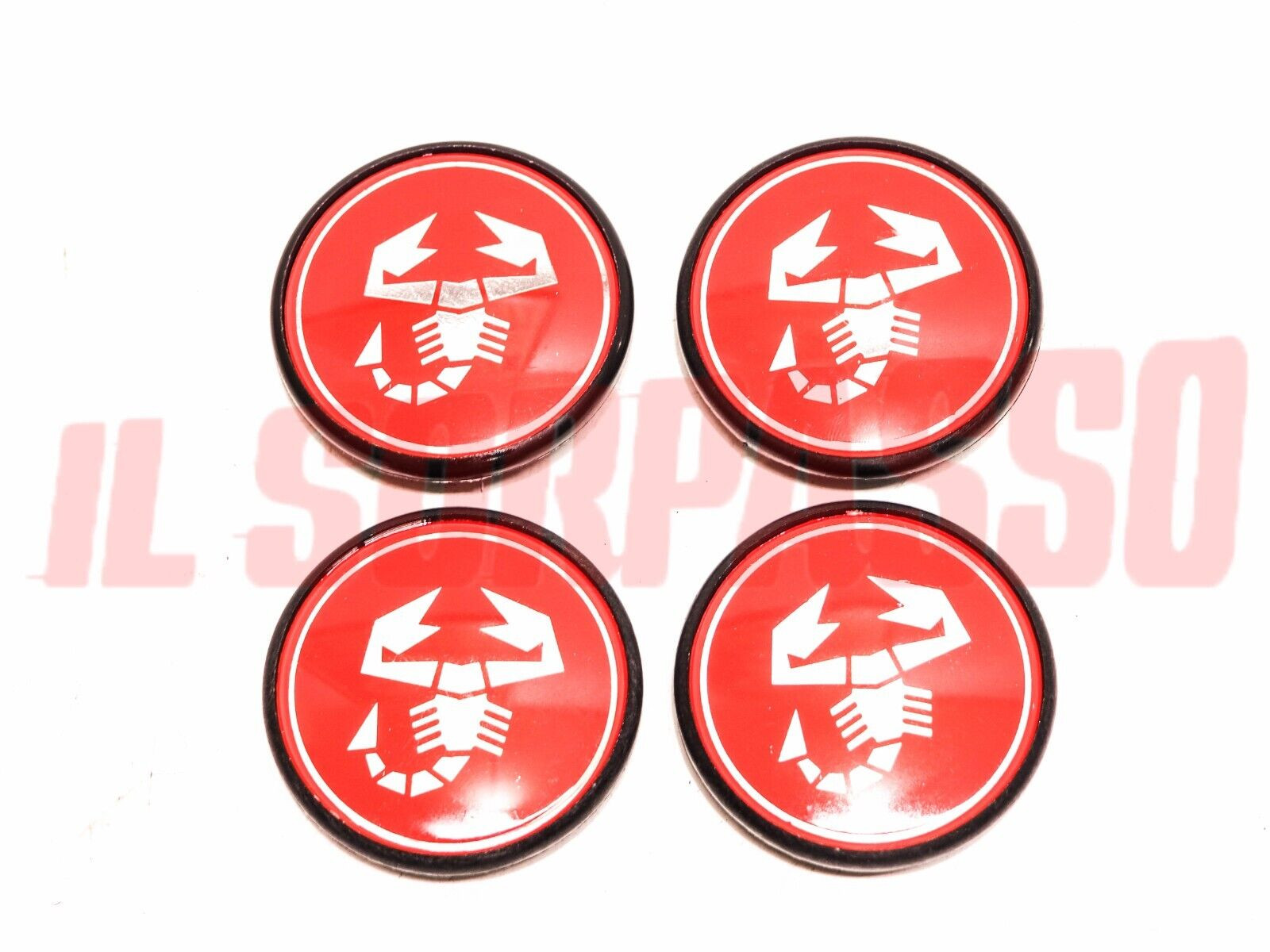 COPPETTE COPRIMOZZO RUOTA CERCHI ABARTH FIAT 500 126 127 128 131 55 mm