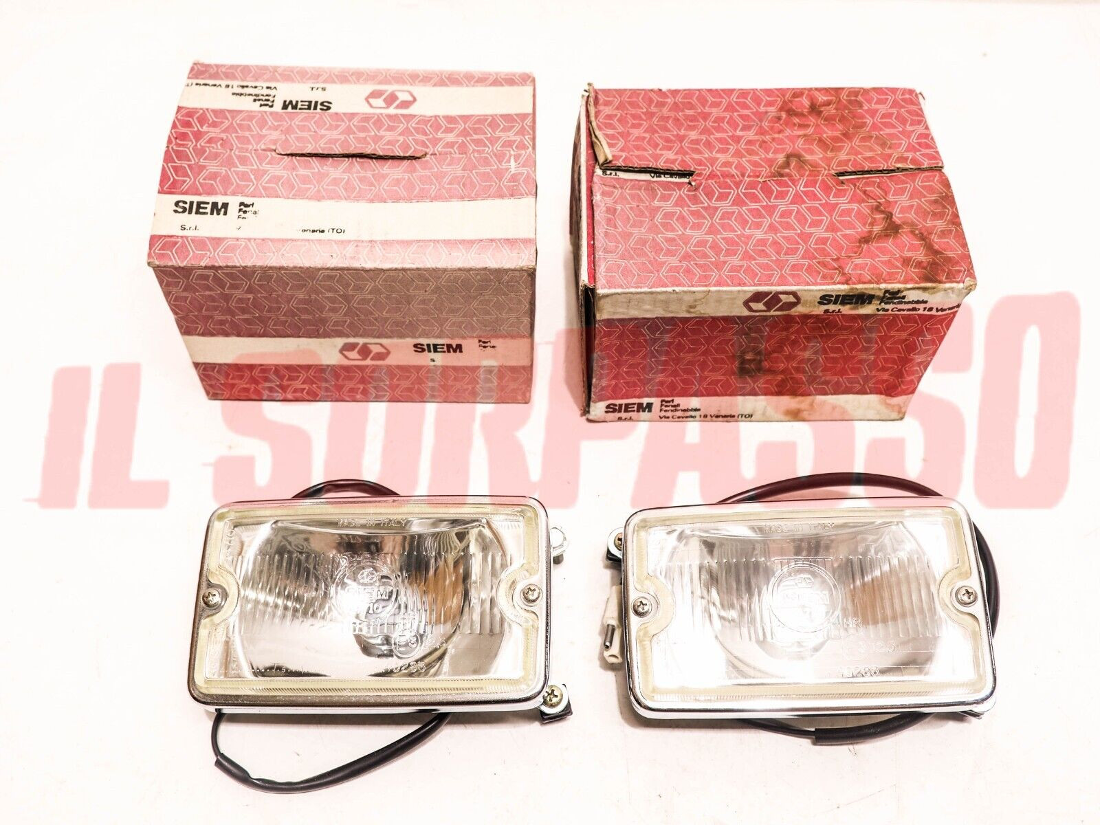  FARI FANALI FENDINEBBIA ORIGINALI SIEM FIAT RITMO 105 ABARTH