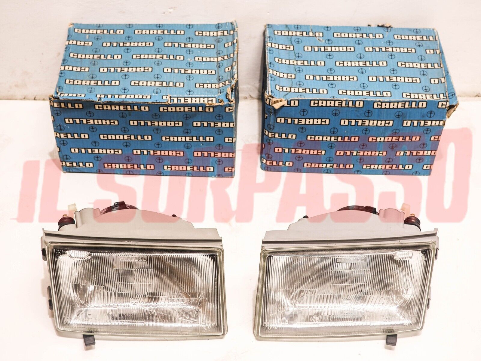 GRUPPI OTTICO DESTRO SINISTRO FANALI FARI FIAT CROMA + TURBO CARELLO