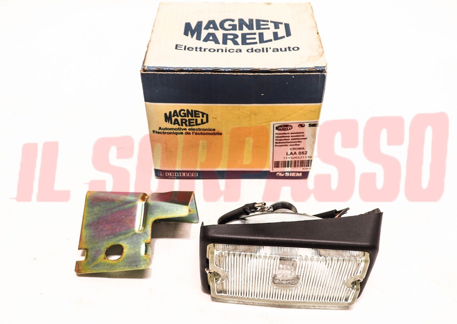 FENDINEBBIA FARO SINISTRO + STAFFA FIAT CROMA ORIGINALE 