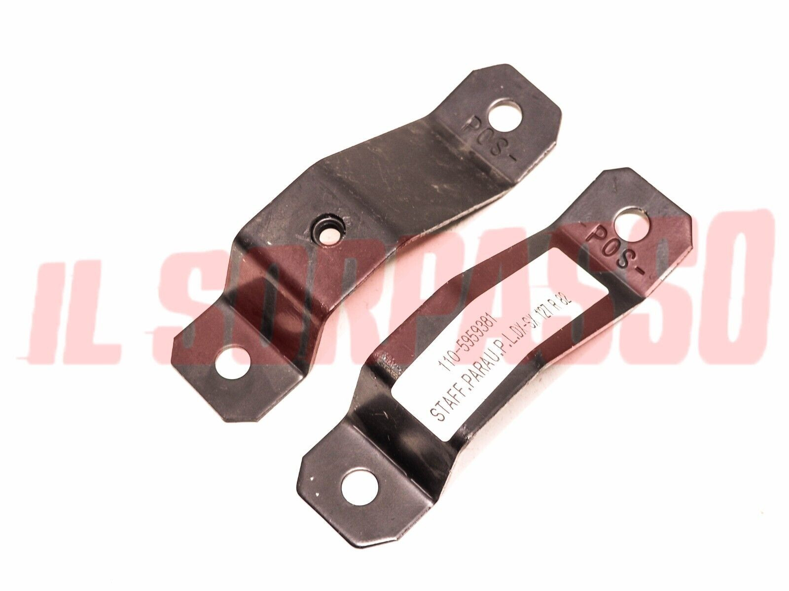 STAFFE LATERALI PARAURTI POSTERIORE DESTRA + SINISTRA FIAT 127 1982