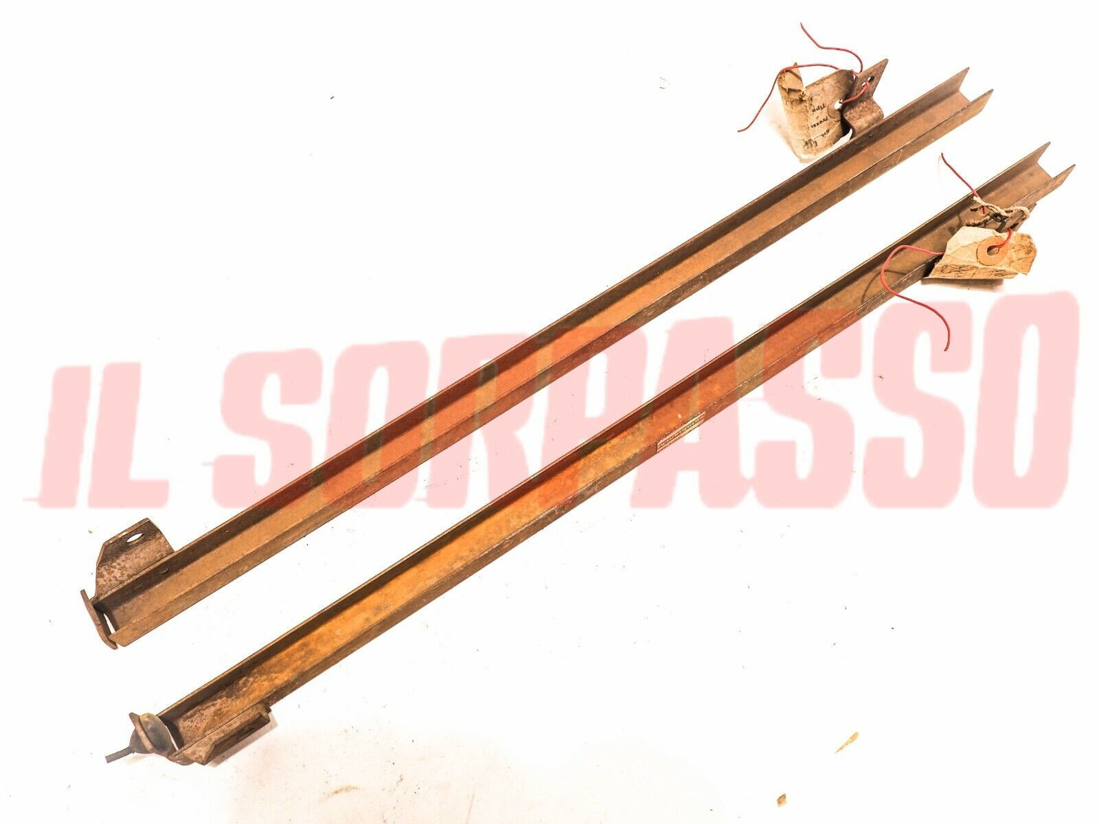 STAFFE GUIDE VETRI SCENDENTI SCORRIVETRO AUTOBIANCHI BIANCHINA CABRIO ORIGINALI