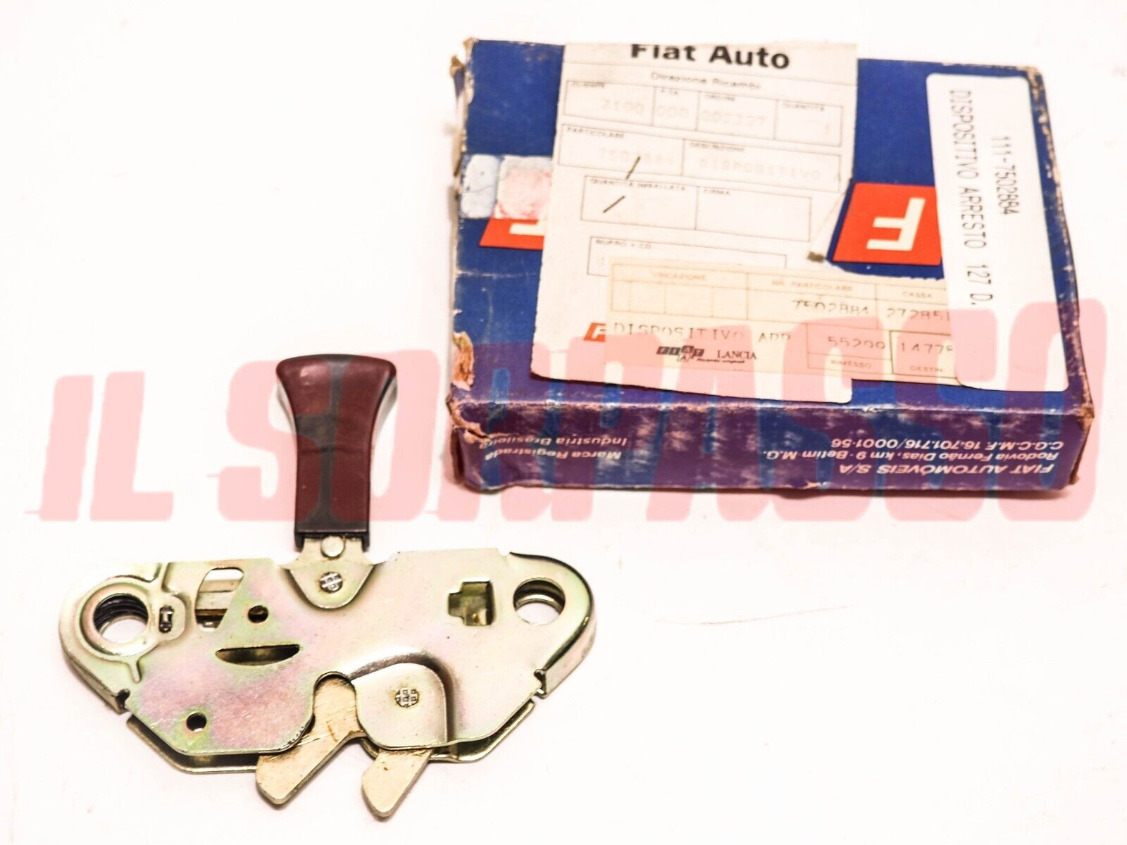 SERRATURA CHIUSURA COFANO ANTERIORE FIAT 127 D ORIGINALE