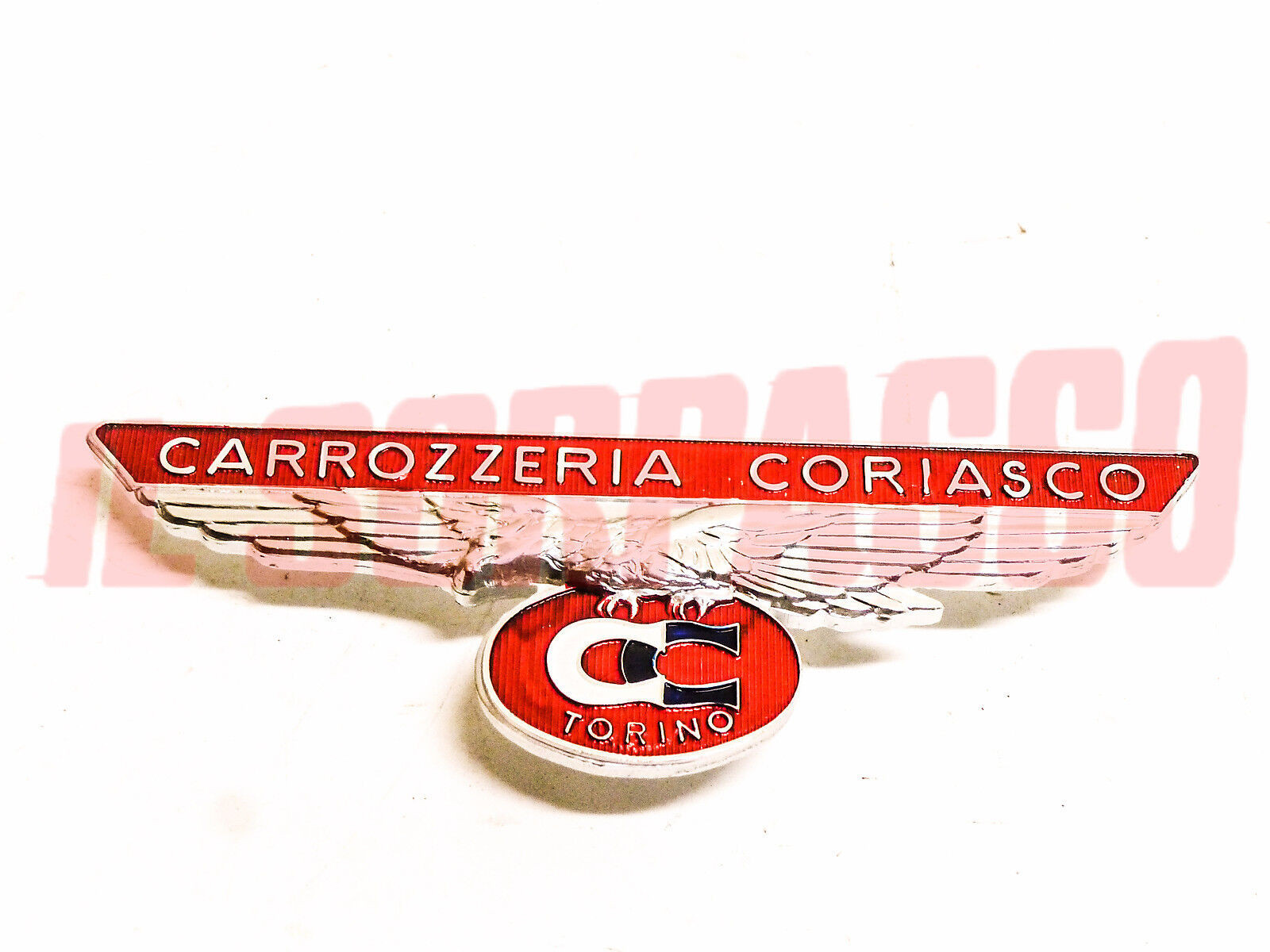 SCRITTA FREGIO STEMMA FRONTALE FIAT CORIASCO TORINO 600 850 900 T - E