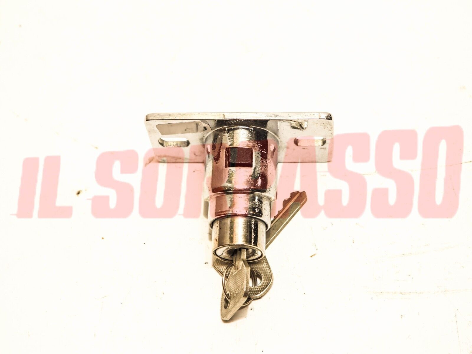 SERRATURA BLOCCHETTO PULSANTE COFANO POSTERIORE FIAT 1300 1500 BERLINA ORIGINALE