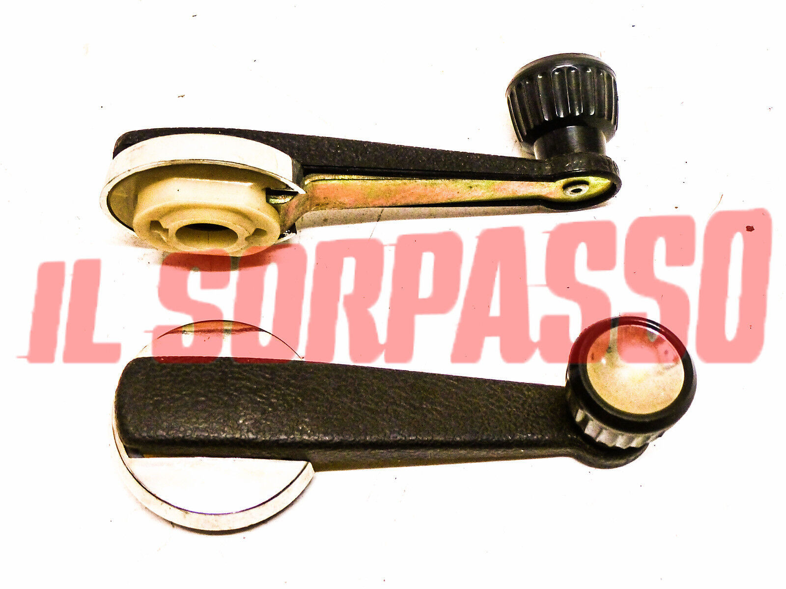 COPPIA MANIGLIE ALZAVETRO FIAT 124 SPECIAL T 128 COUPE X19 ORIGINALI