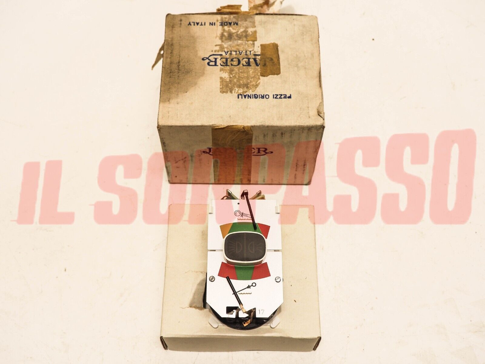 STRUMENTO INDICATORE TEMPERATURA ACQUA OLIO CRUSCOTTO LANCIA BETA 1 SERIE