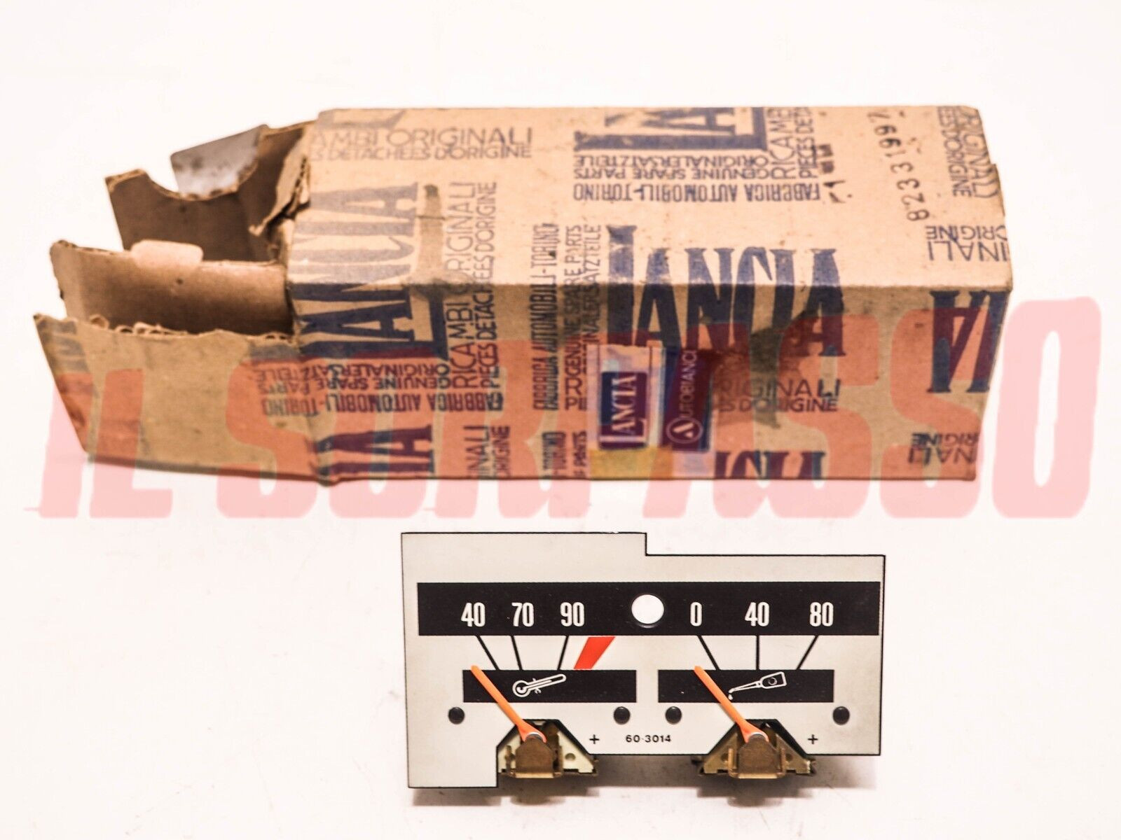 STRUMENTO INDICATORE TEMPERATURA ACQUA OLIO LANCIA BETA BERLINA 1 2 SERIE 