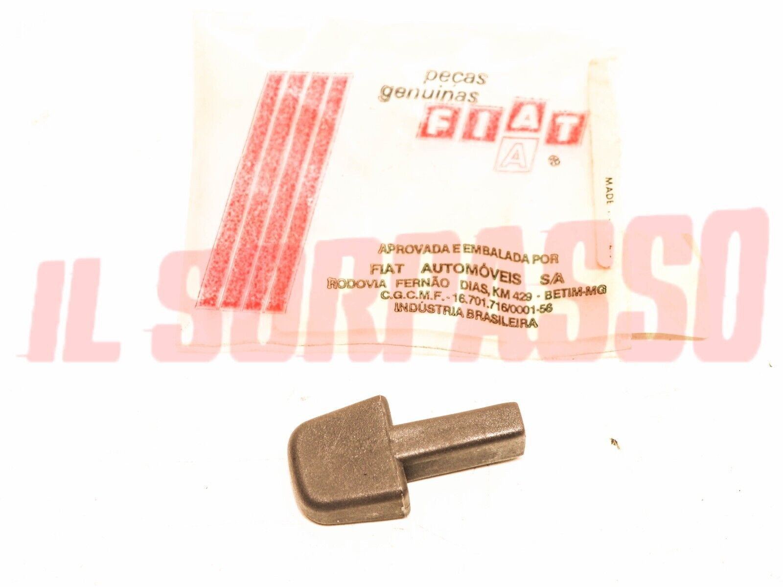 MANIGLIA LEVA ALZASEDILE FIAT 127 1982 ORIGINALE MARRONE