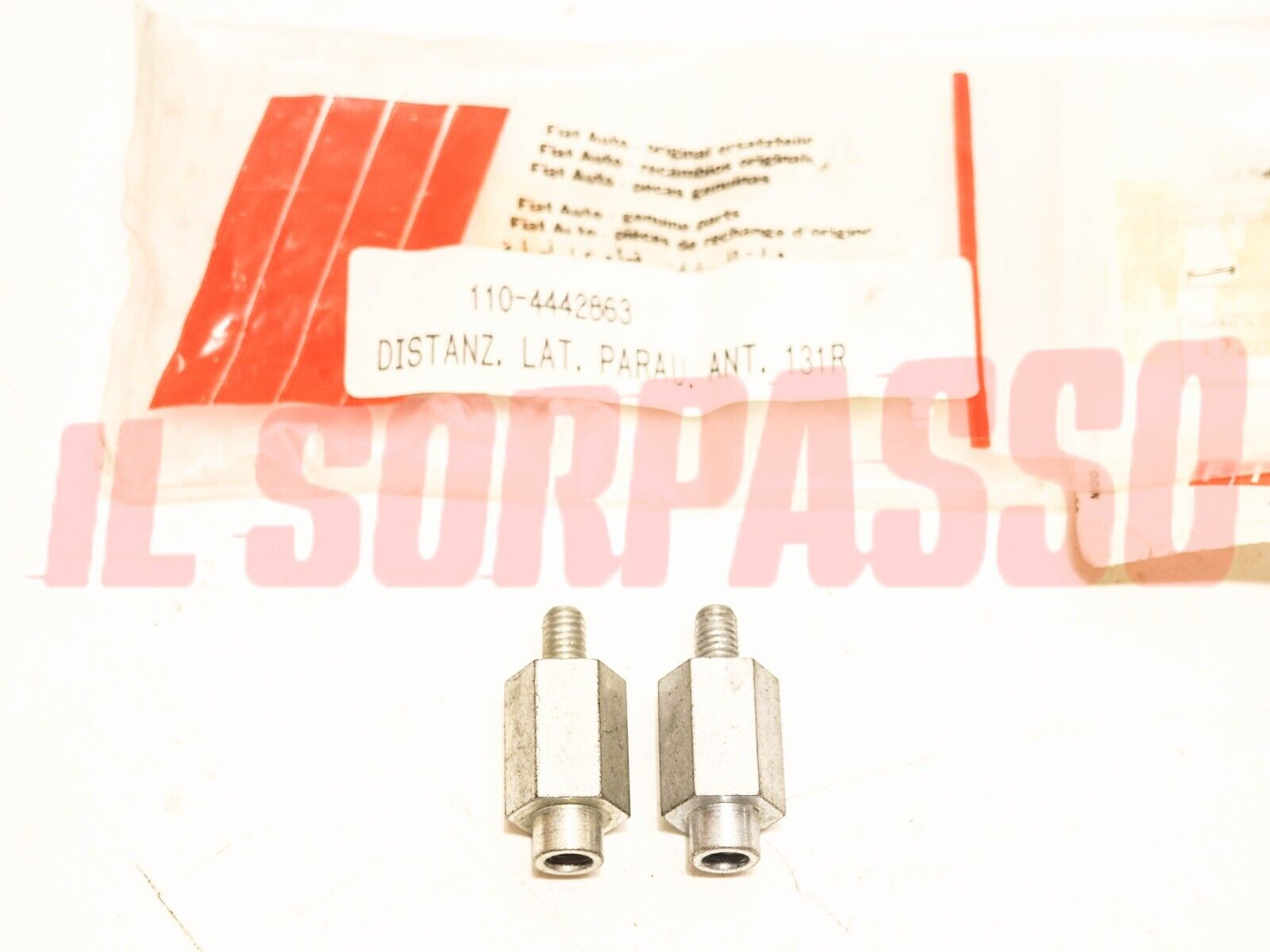 DISTANZIALI LATERALI PARAURTI ANTERIORE FIAT 131 ORIGINALI 