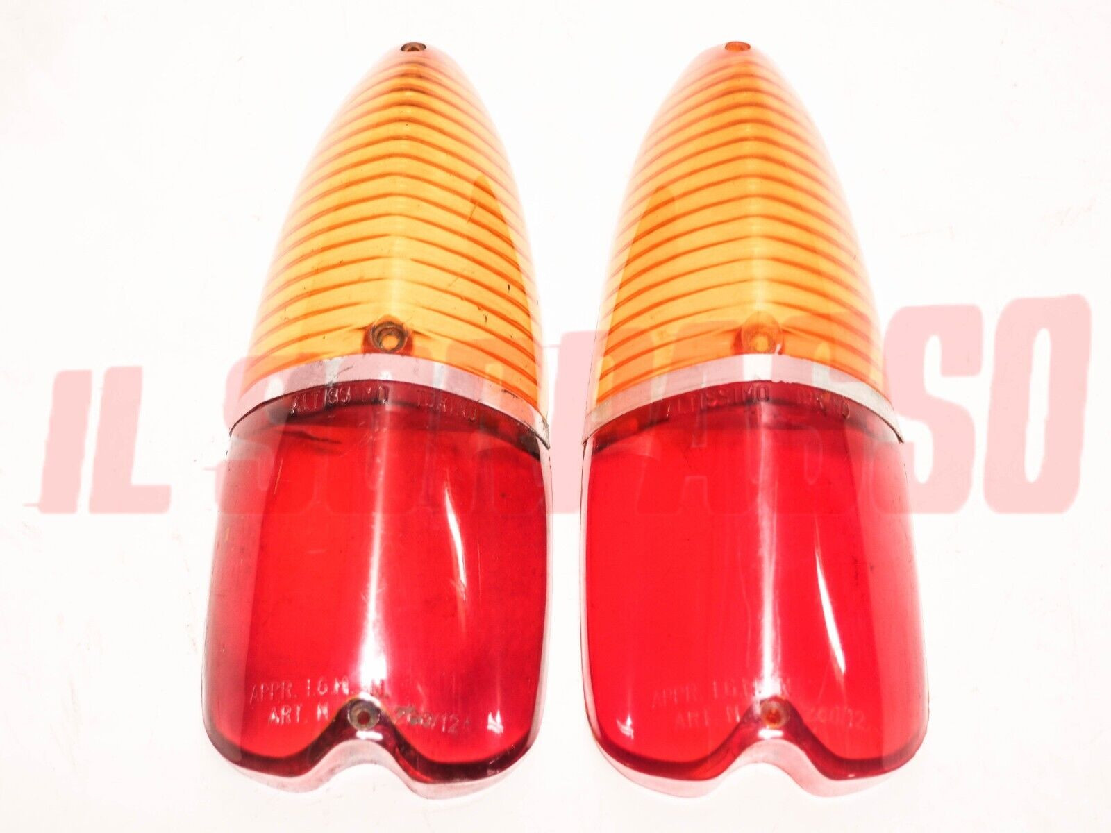 PLASTICHE FANALI POSTERIORI AUTOBIANCHI BIANCHINA TRASFORMABILE ALTISSIMO