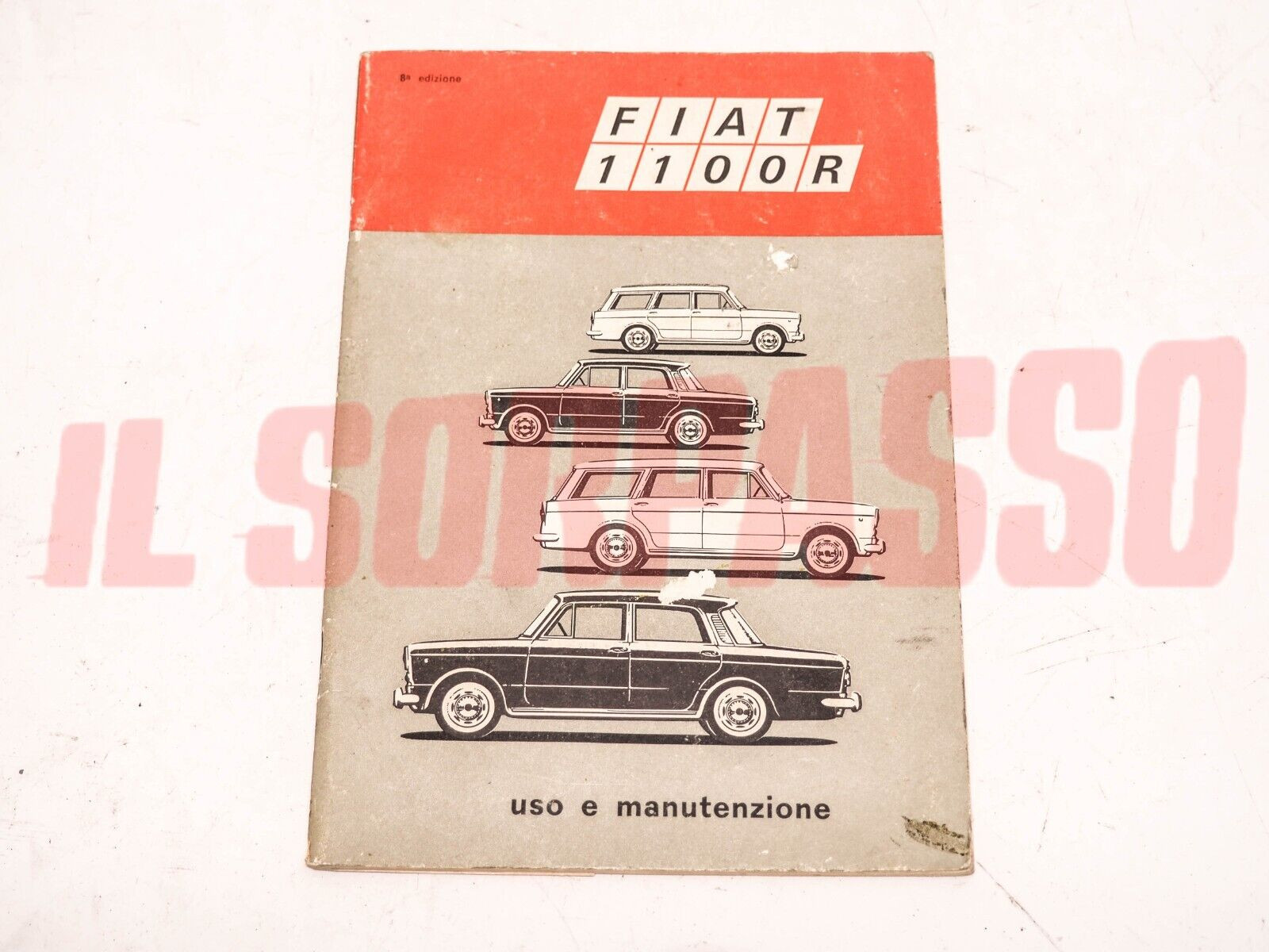 LIBRETTO USO E MANUTENZIONE FIAT 1100 R ORIGINALE