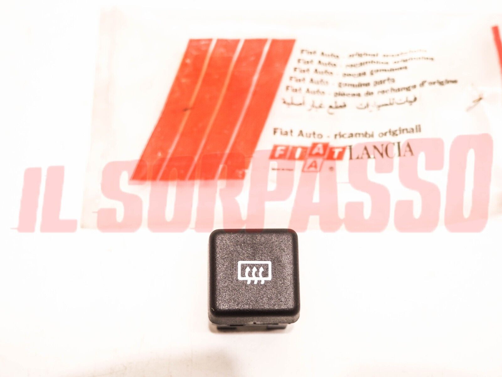 INTERRUTTORE LUNOTTO TERMICO SU PLANCIA CRUSCOTTO LANCIA PRISMA ORIGINALE MARRON