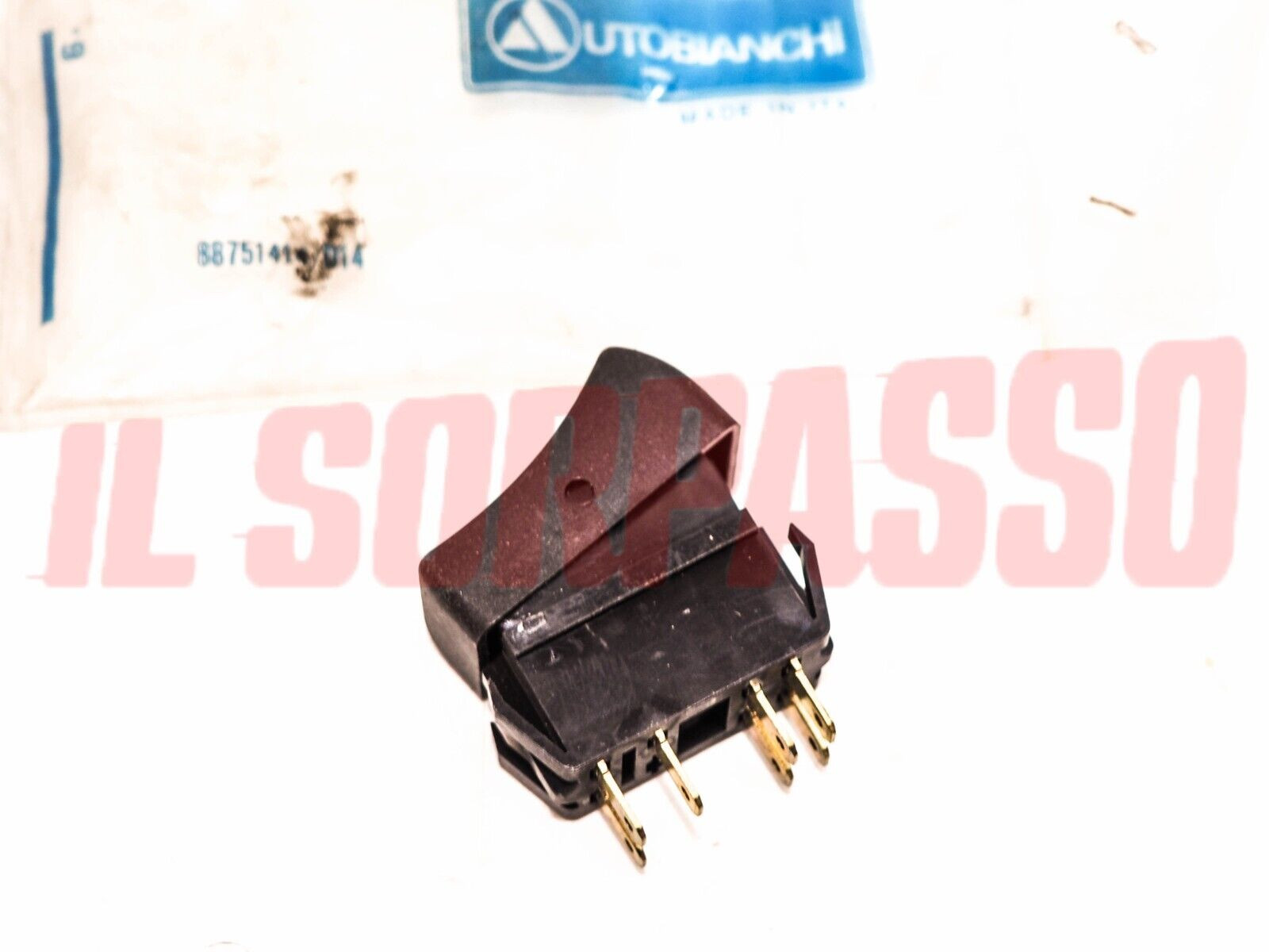  INTERRUTTORE CRUSCOTTO 4 FRECCE LANCIA BETA COUPE HPE SPIDER ORIGINALE