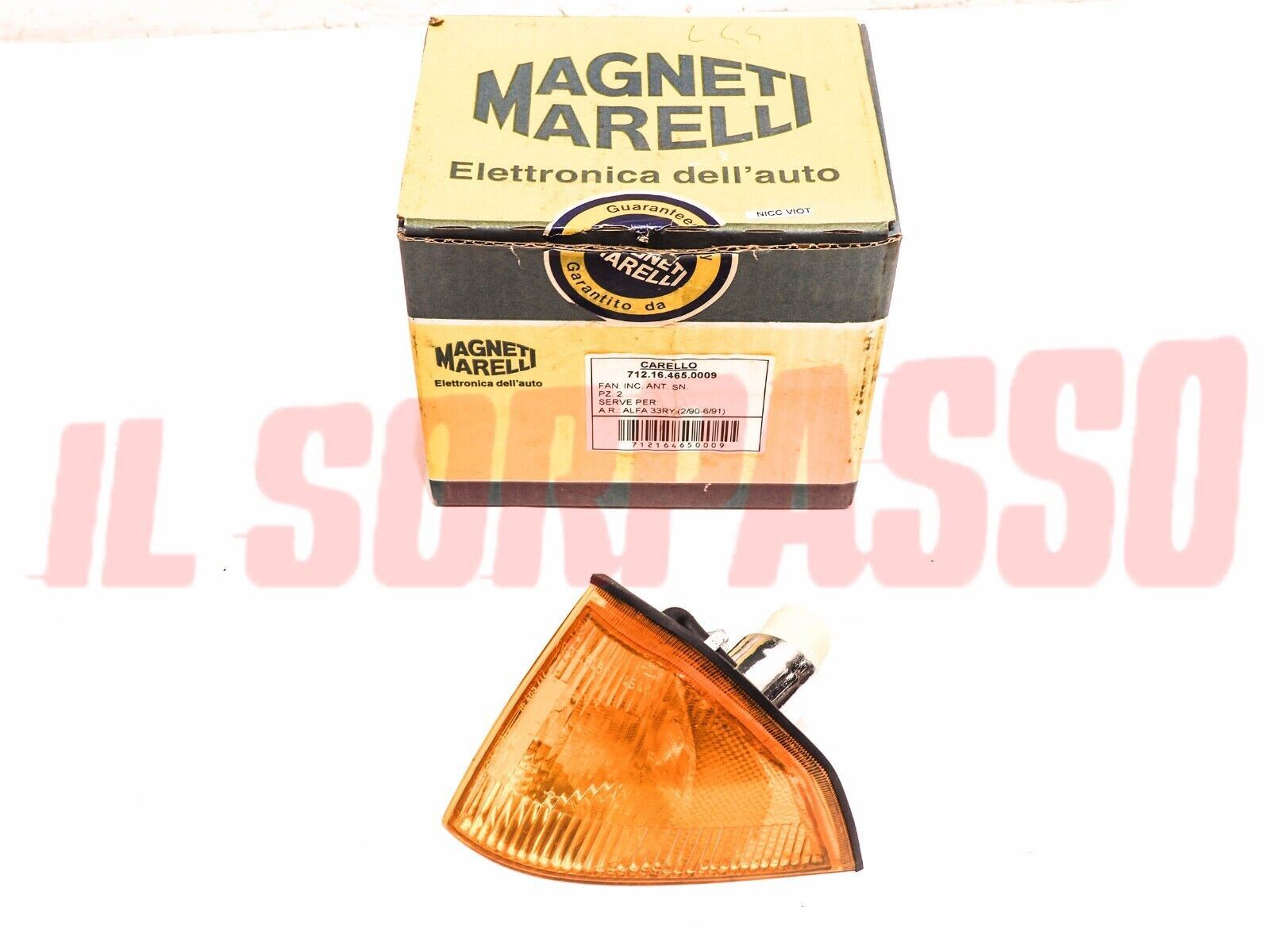 FANALINO ANTERIORE FRECCIA SINISTRO  ALFA ROMEO 33 1 SERIE ORIGINALE CARELLO