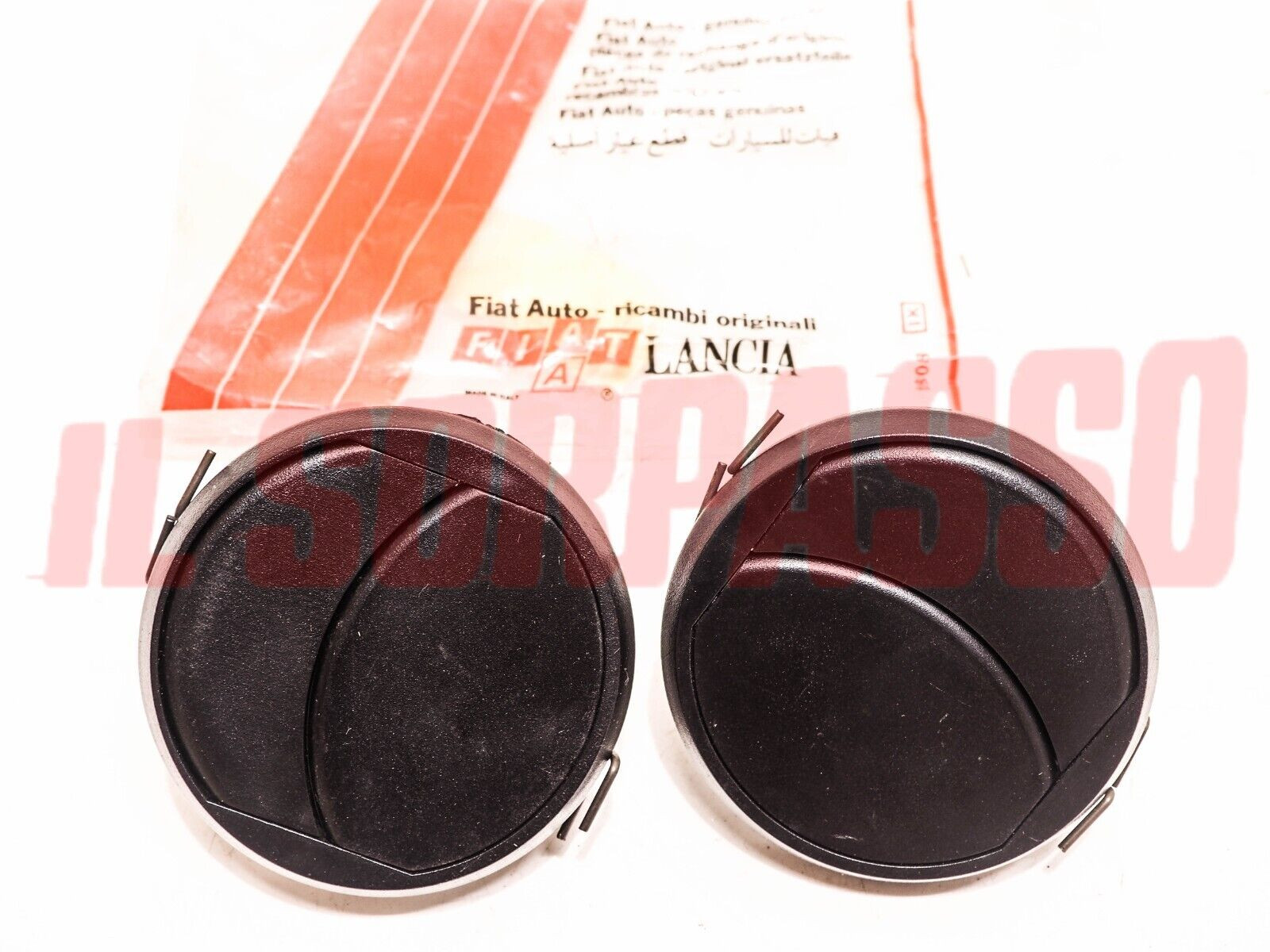 BOCCHETTE DIFFUSORI ARIA TUNNEL CENTRALE LANCIA BETA TREVI ORIGINALI