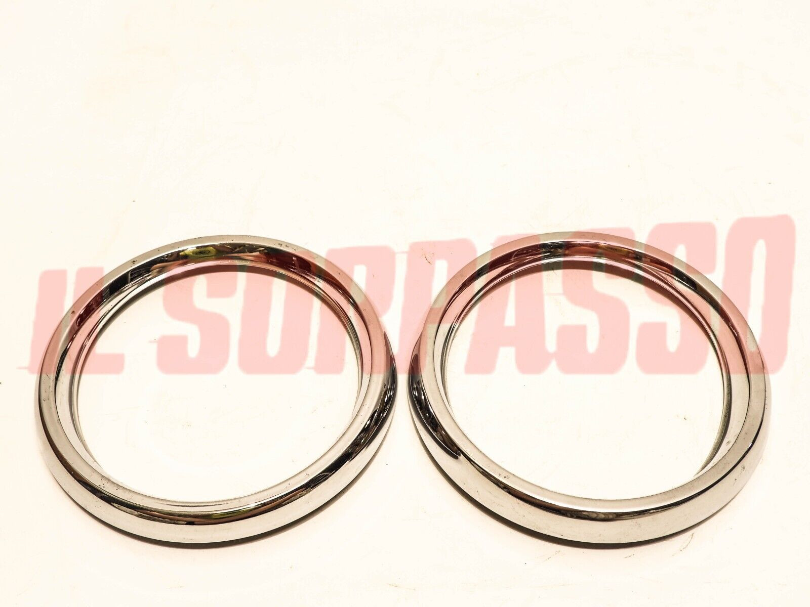 CORNICI CERCHI FARO GRUPPO OTTICO FIAT 850 SPECIAL COUPE ORIGINALI