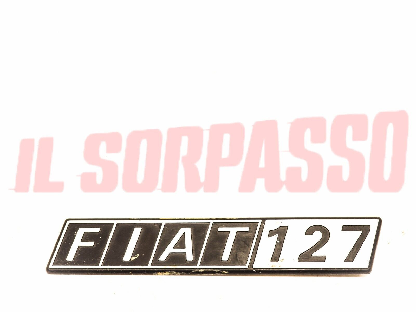 SCRITTA SIGLA COFANO POSTERIORE FIAT 127 C - CL ORIGINALE