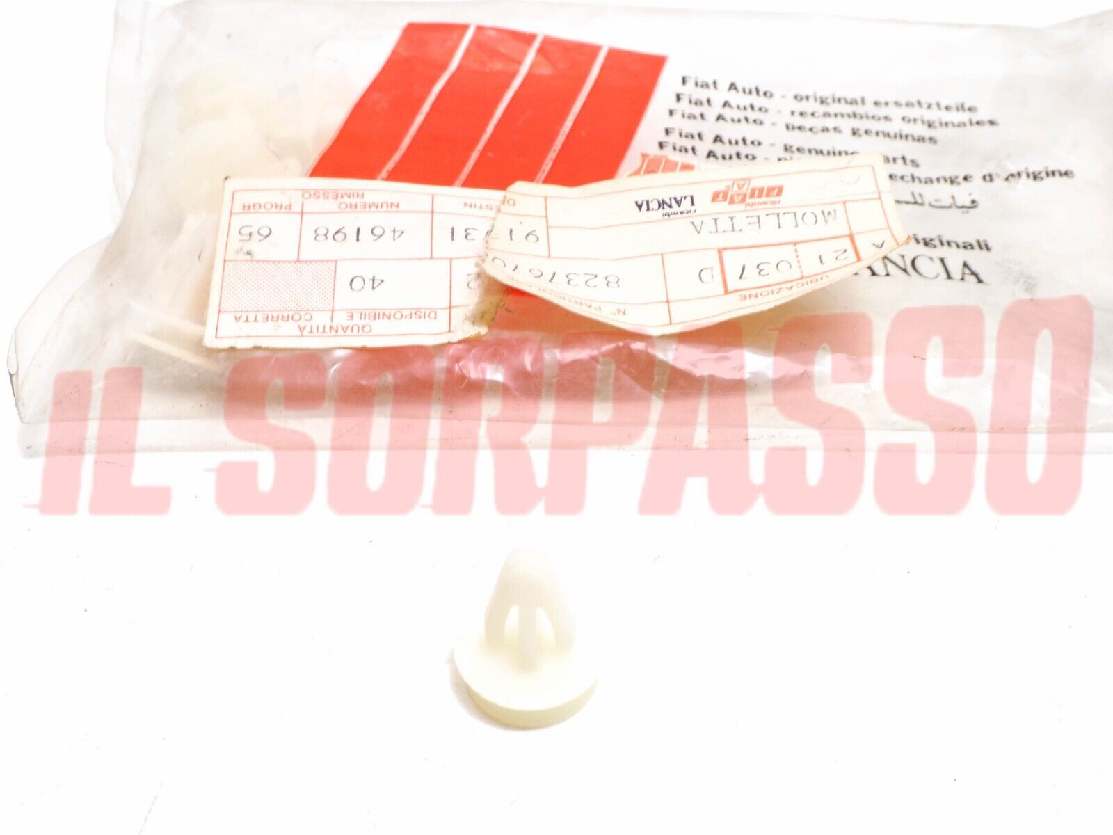 MOLLA MOLLETTA FISSAGGIO PANNELLI PORTE LANCIA BETA BERLINA COUPE HPE 82376702