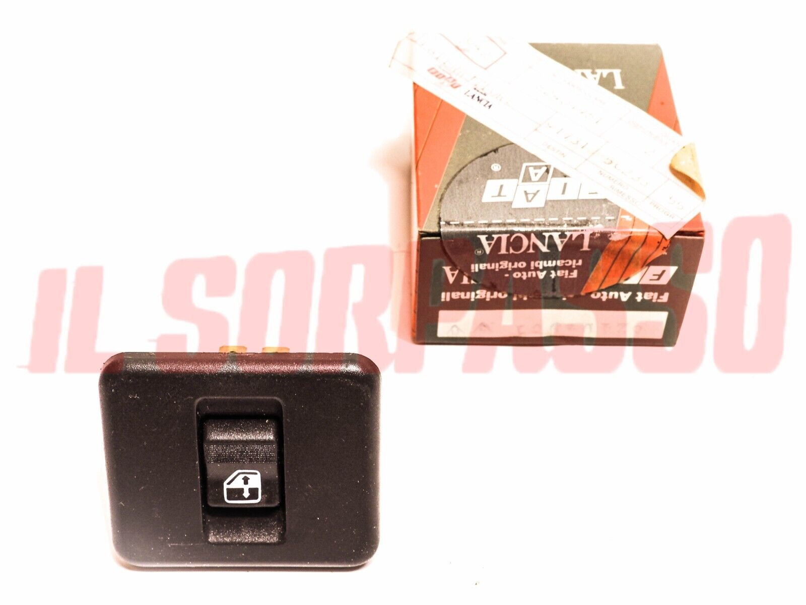  INTERRUTTORE PULSANTE ALZAVETRO MARRONE LANCIA PRISMA 82404961