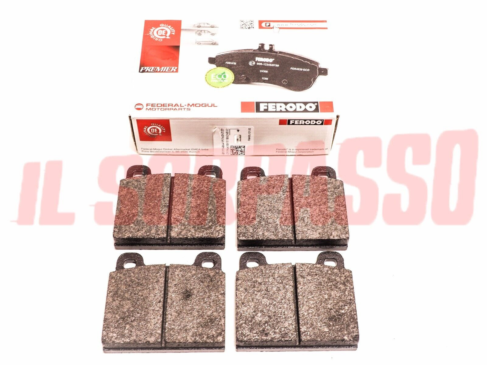 PASTICCHE FRENO ANTERIORI FERODO ALFA ROMEO 2000 DUETTO  GT  BERLINA  MONTREAL