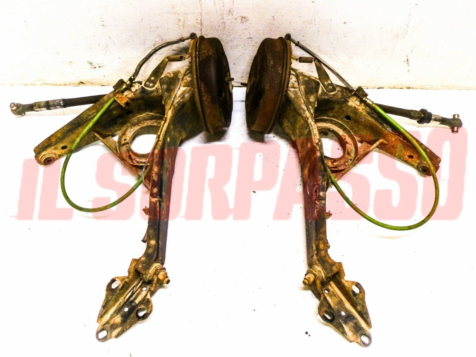 TRAPEZI SOSPENSIONI POSTERIORI SEMIASSI FIAT 850 900 T E PULMINO PANORAMA