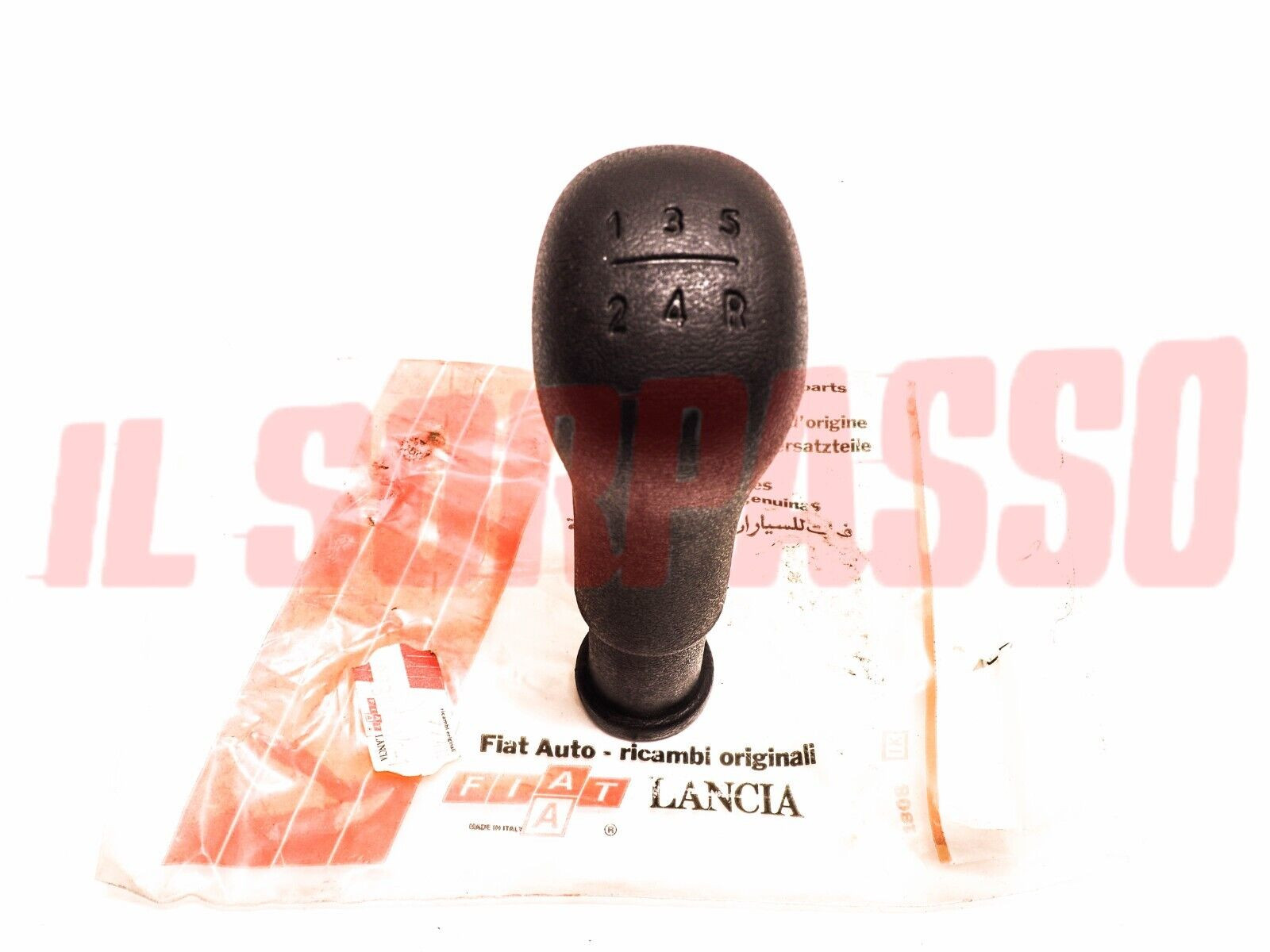 POMELLO CAMBIO LANCIA DELTA HF TURBO 4WD ORIGINALE 82384916 NERO