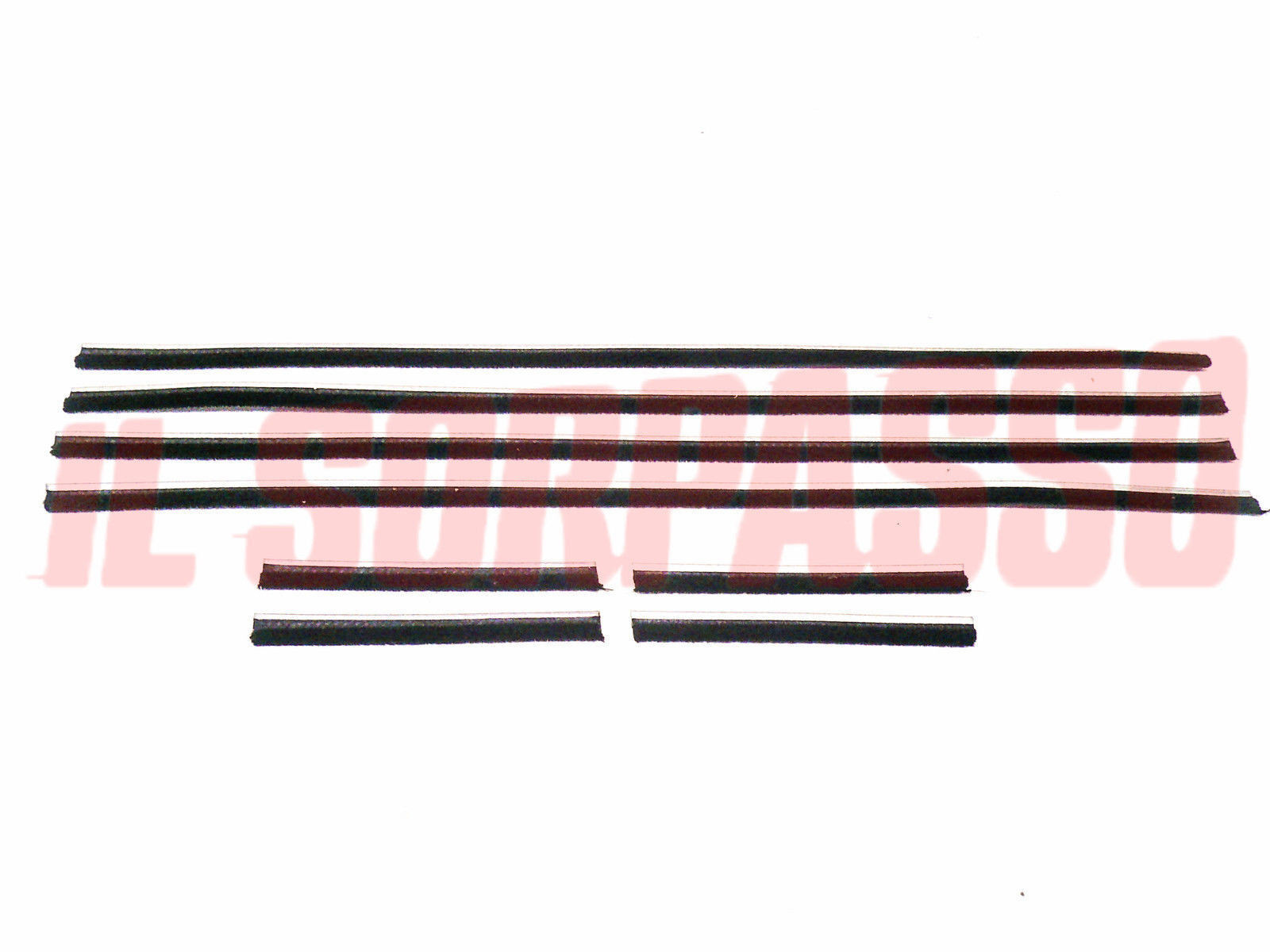 GUARNIZIONI PROFILI RASAVETRI PORTE FIAT 850 SPIDER - SPORT