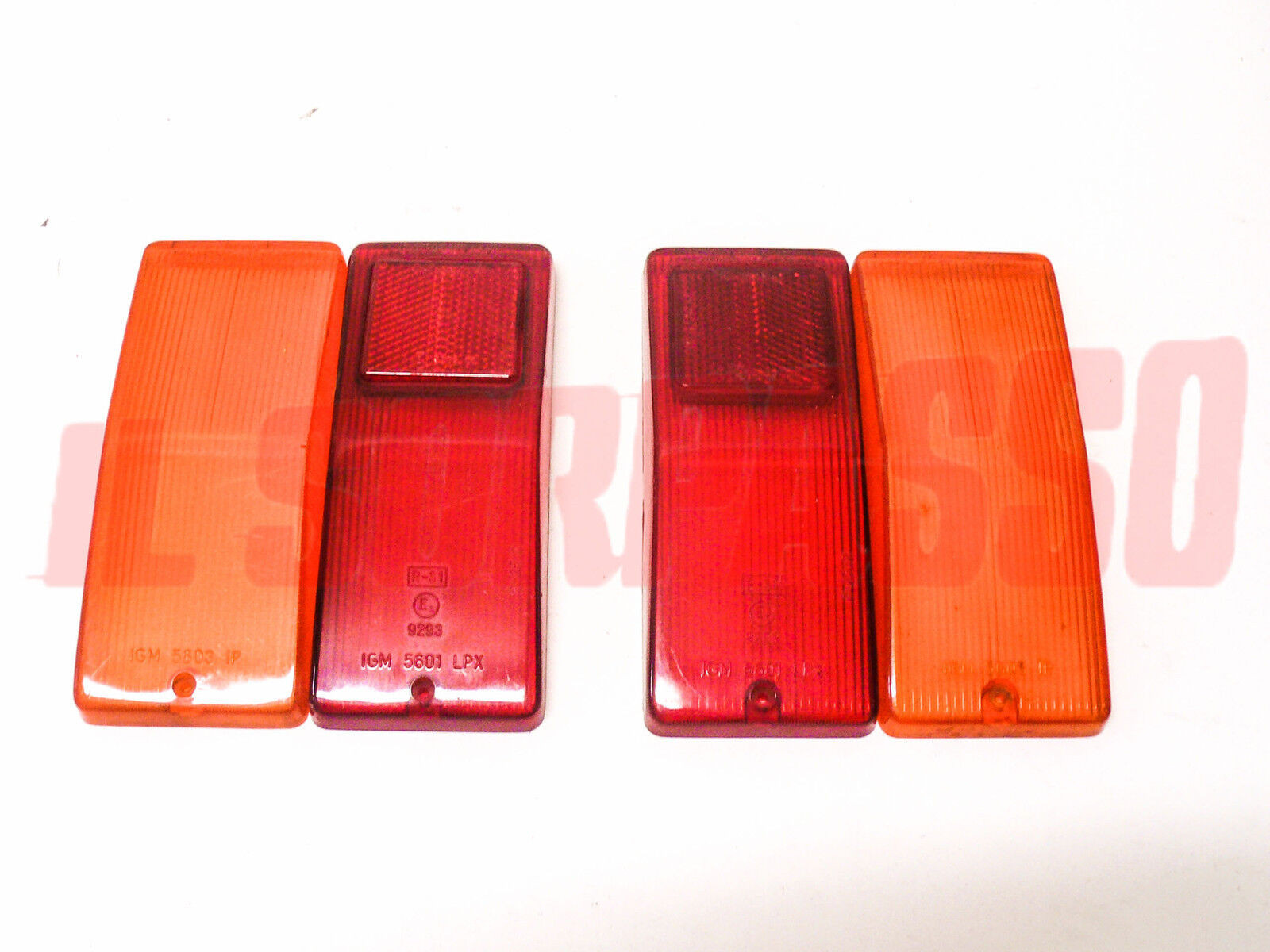 PLASTICHE FANALI POSTERIORI FIAT 125 BERLINA 1 SERIE ORIGINALI