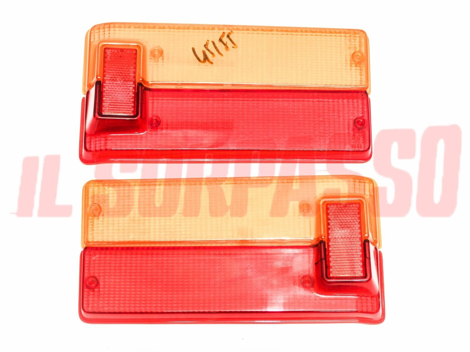 PLASTICHE FANALI POSTERIORI DESTRO SINISTRO FIAT 125 BERLINA 2 S SPECIAL STARS