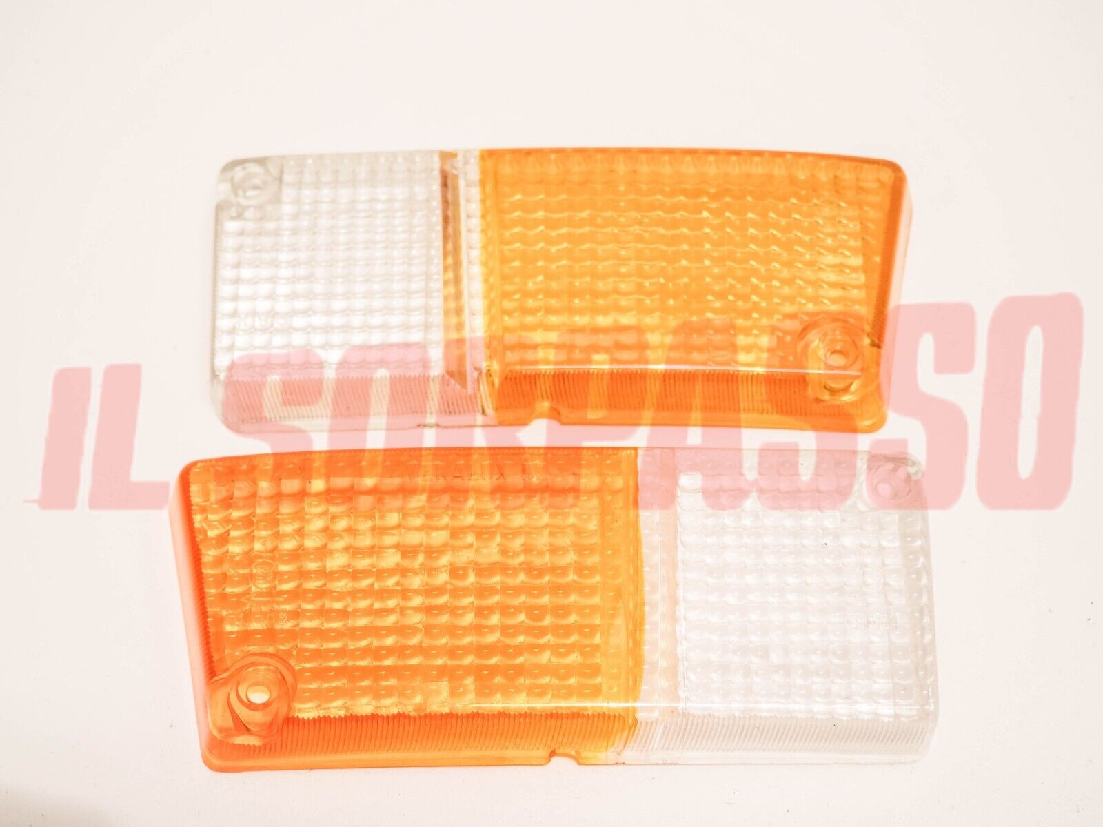 PLASTICHE FANALINI ANTERIORI RENAULT R5 ORIGINALI BICOLORE