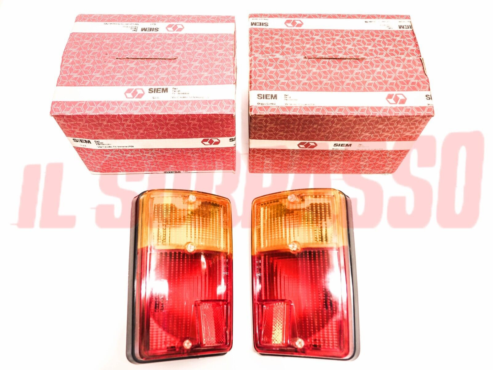 FANALI FARI POSTERIORI DESTRO SINISTRO FIAT 126 1 S + PERSONAL ORIGINALI SIEM