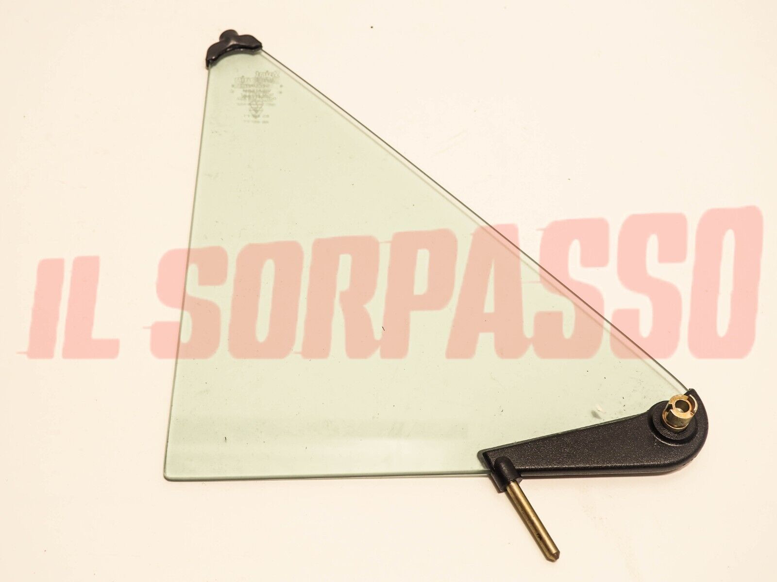 VETRO DEFLETTORE SINISTRO PORTA FIAT 127 C CL ORIGINALE AZZURATO 4405141